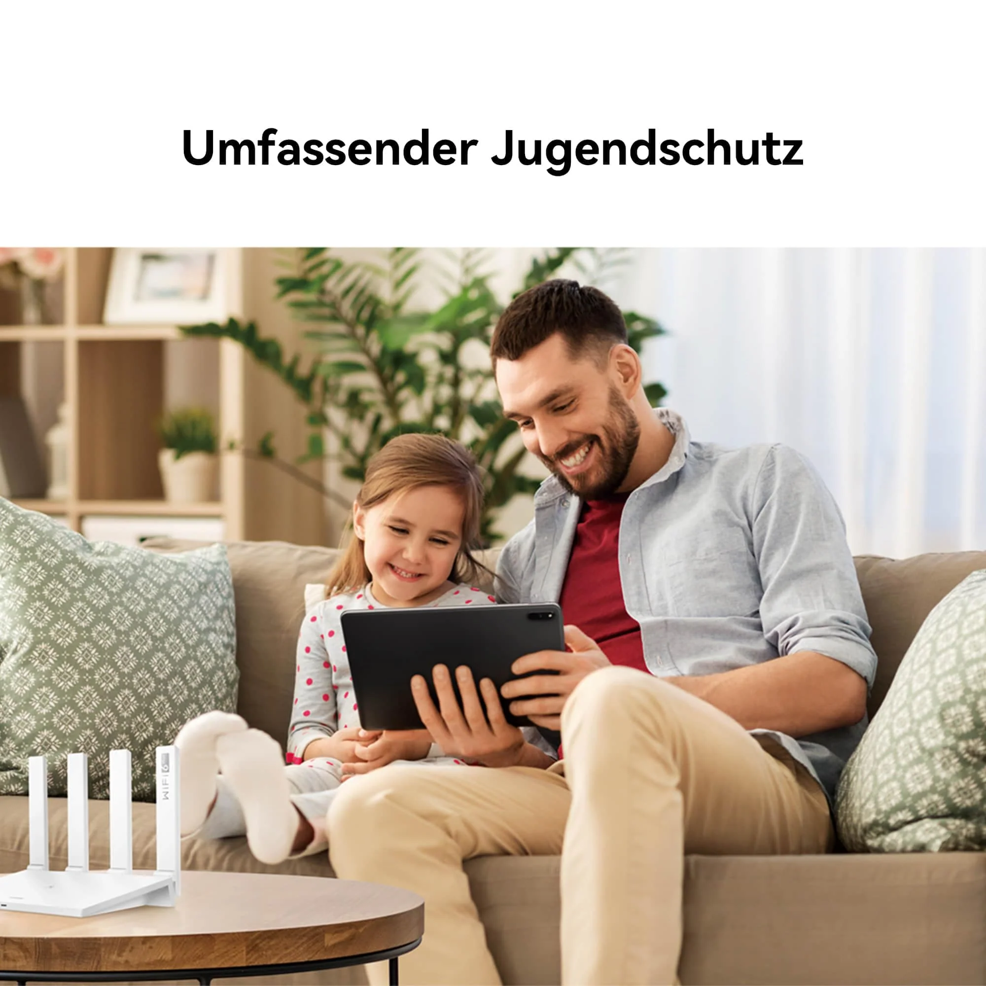 HUAWEI WiFi AX3, Wi-Fi 6 AX3000 Router, Dual-Band, 4 WAN/LAN automatisch Adaptive GE-Ports, HomeSec™ Sicherheit, Keine DSL-Funktion, Ideal für Gaming auf Xbox/PS5/Steam und 8K, exklusiv bei Amazon - Image 2