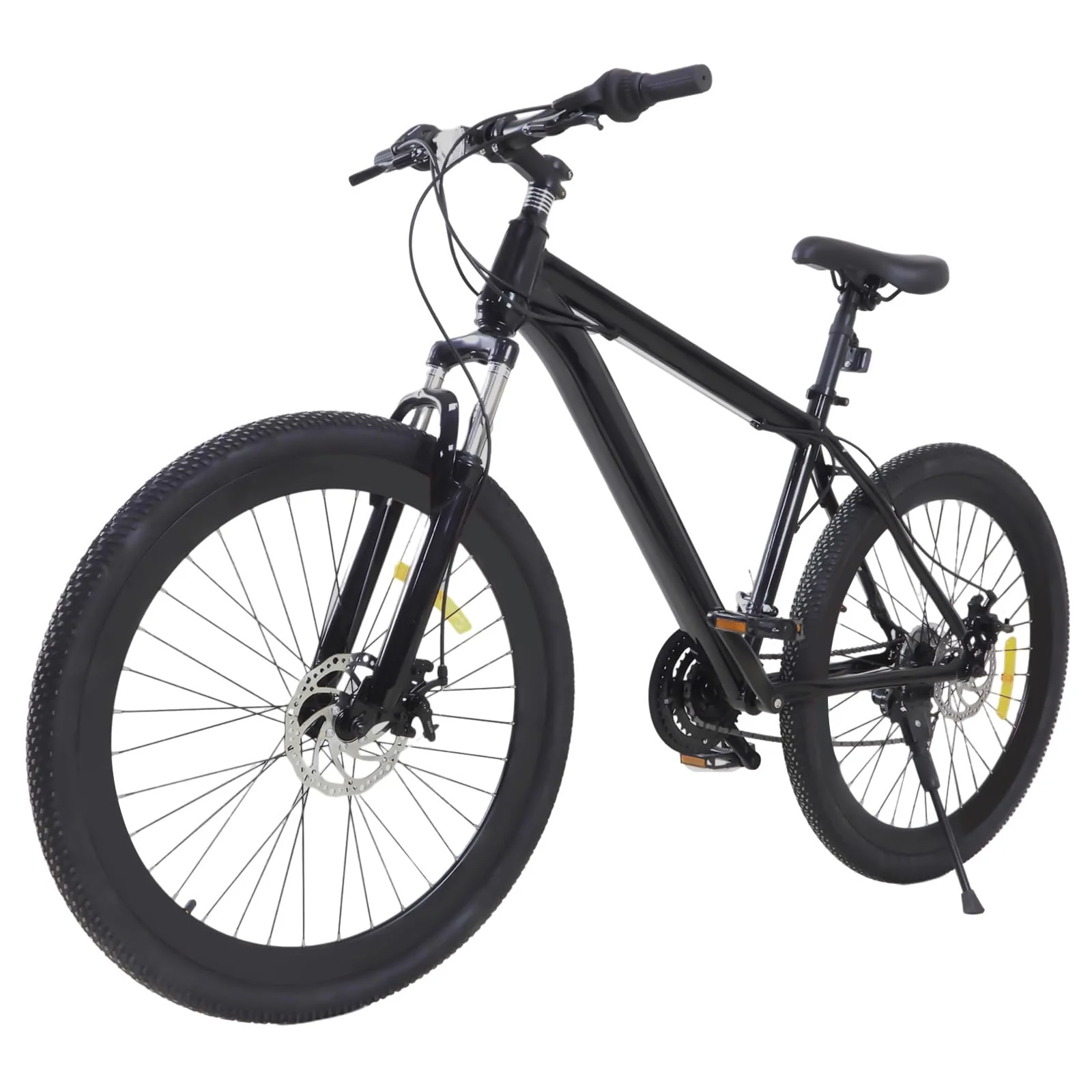 HuKaiL 26 Zoll Schaltung Mountainbike, 21 Gang Scheibenbremse Mountain Fahrrad, Fahrräde für Herren Damen Heranwachsende für Tägliches Pendeln und Outdoor Reisen Camping