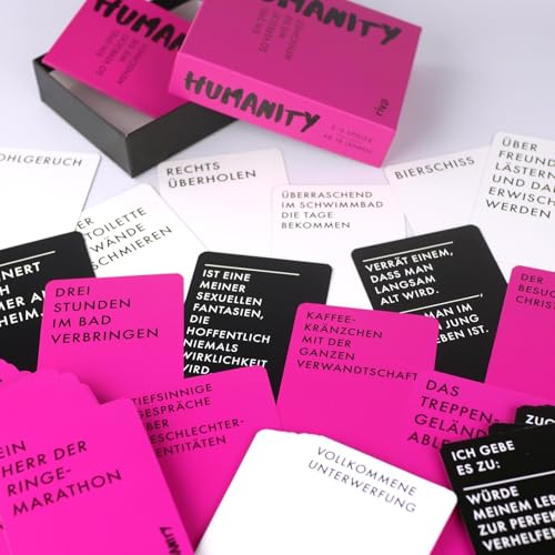 Humanity – Ein Spiel so verrückt wie die Menschheit: Kartenspiel für Erwachsene mit schwarzem Humor. Witziges Geschenk und Mitbringsel zum nächsten Spieleabend. Ab 18 Jahren - Image 2