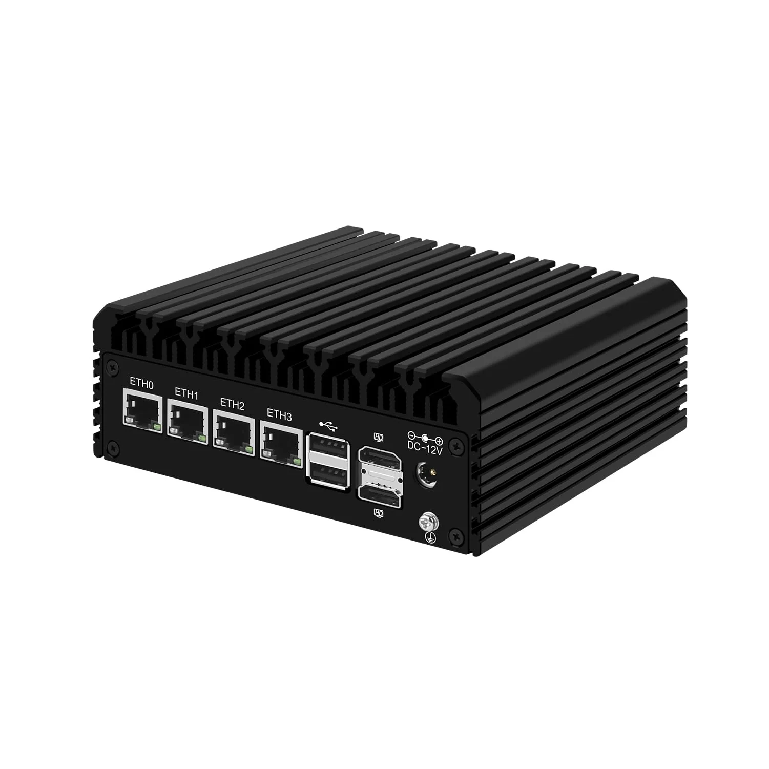HUNSN Micro Firewall Appliance, Mini PC, PFSense, Mikrotik, OPNsense, VPN, Router PC, Intel Alder Lake-N 12th Gen N100, RJ42, 4 x 2.5GbE I226-V, 2 x HDMI, DP, TF, Type-C, 8G DDR5 RAM, 128G SSD - Image 5