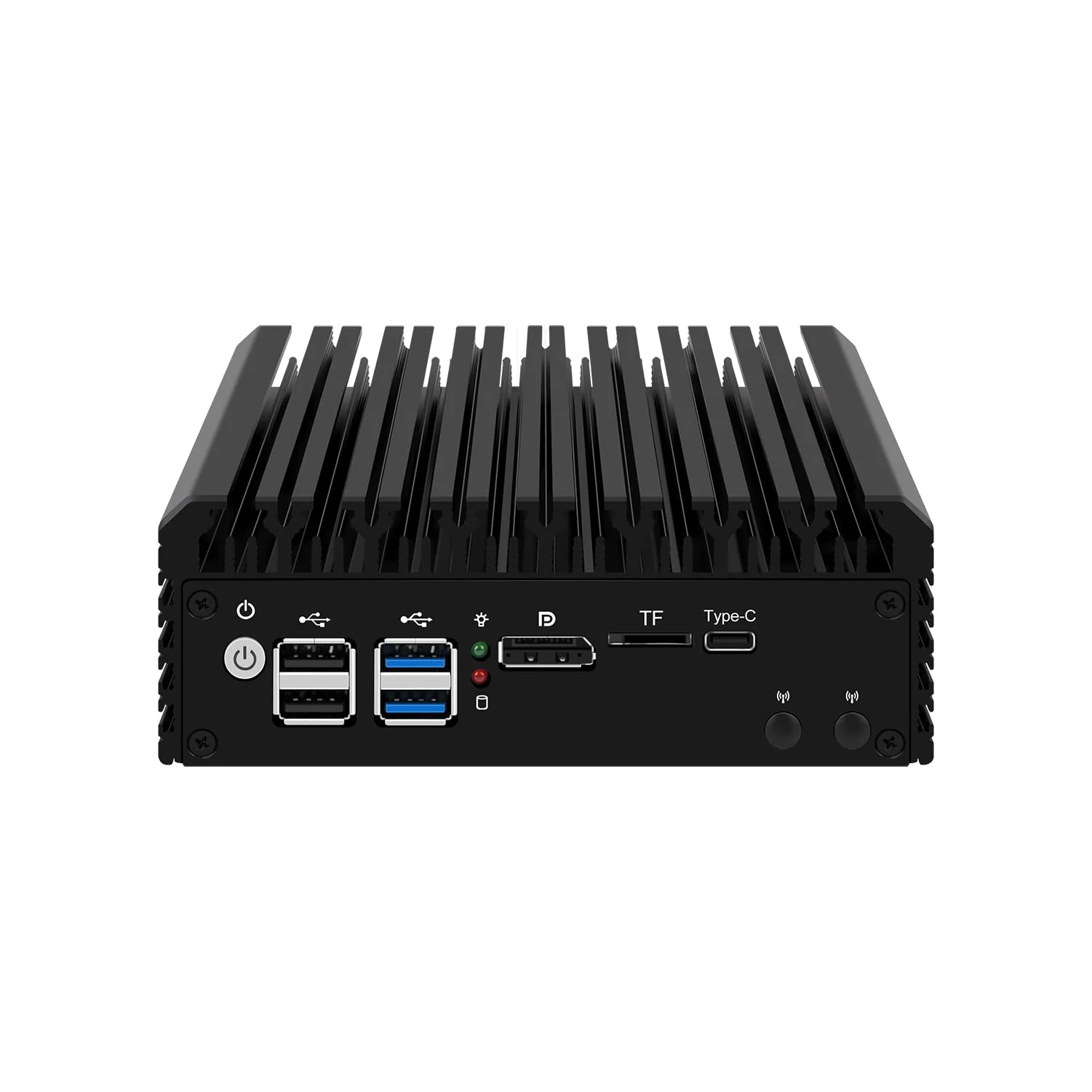 HUNSN Micro Firewall Appliance, Mini PC, PFSense, Mikrotik, OPNsense, VPN, Router PC, Intel Alder Lake-N 12th Gen N100, RJ42, 4 x 2.5GbE I226-V, 2 x HDMI, DP, TF, Type-C, 8G DDR5 RAM, 128G SSD - Image 6