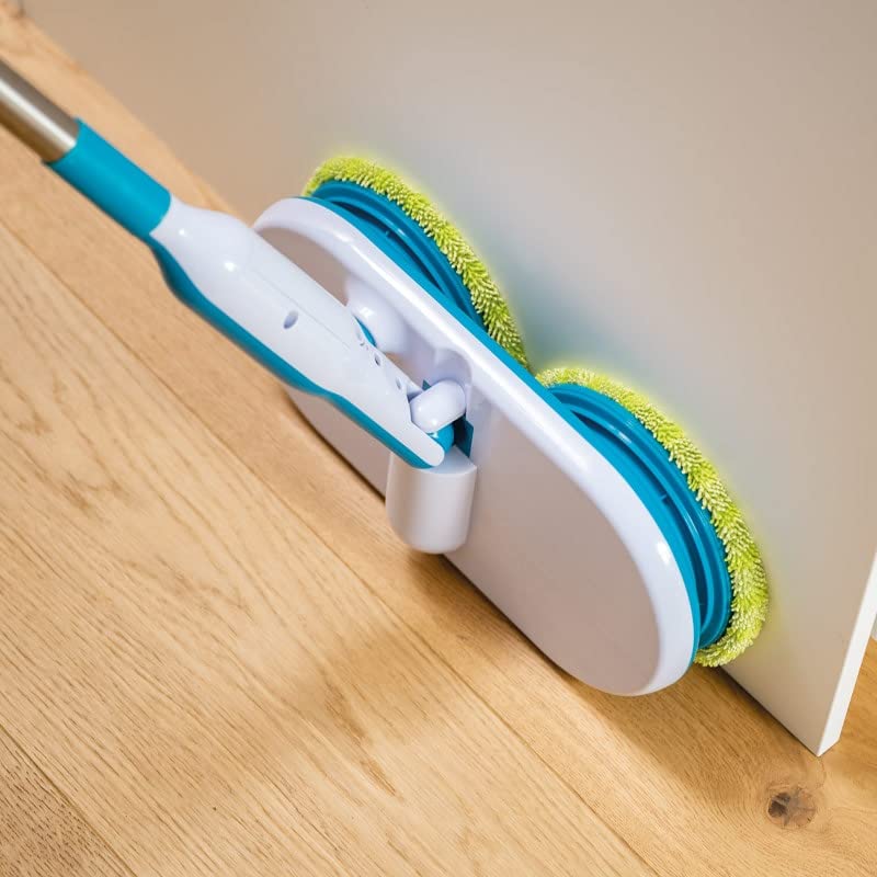 Hurricane Floating Mop elektrischer Bodenwischer – Akku Wischer zum mühelosen Wischen, Schrubben und Polieren – Ultra Leichter Wischmopp mit verschiedenen Mikrofaser-Pads - Image 9