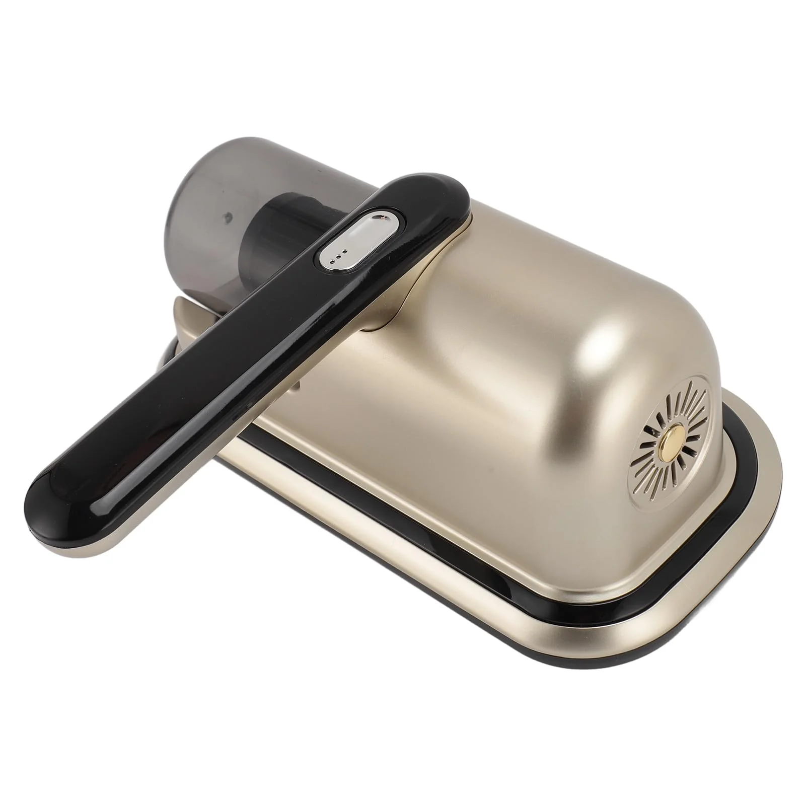 HURRISE Kabelloser Matratzenstaubsauger, Leistungsstarkes Doppelklopfen, Klopfmodus, Reinigungslicht, 2 Gänge, Geräuscharm, für den Heimgebrauch, ABS-Materialien, Champagnergold - Image 9
