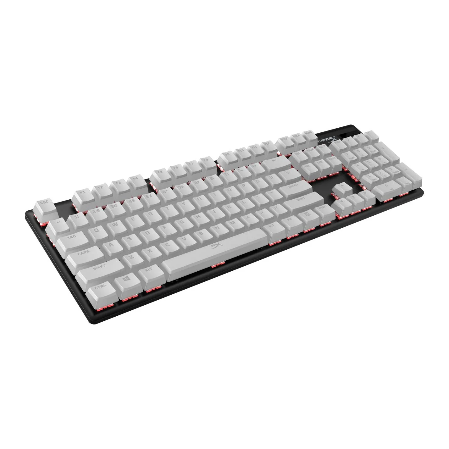HyperX Pudding Keycaps – Vollständiger Tastensatz – PBT – {Weiß} – English (US) Layout – 104 Key, Hintergrundbeleuchtet, OEM Profil - Image 8