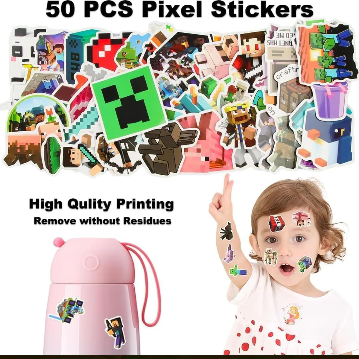 HYZMSZA Videospiel Party Mitgebsel, 98 Pcs Kindergeburtstag Gastgeschenke mit Spiel Armbänder Schlüsselanhänger Geschenktüten Aufkleber, Gamer Theme Party Zubehör, Pixel Party Mitgebsel Kinder - Image 4
