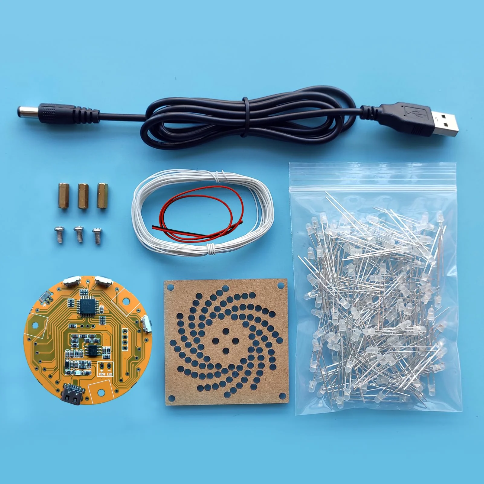 iCubeSmart GZT-12 Led Canton Tower Modell DIY Elektronik Kit, LED Würfel Modell Handgemachtes Lötprojekt Kit (GZT-12C-KIT) - Image 2