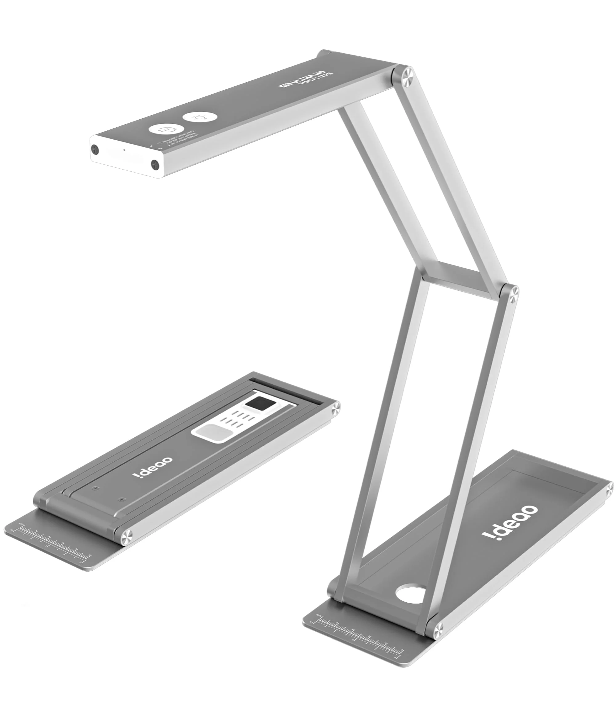 IDEAO DC400, Faltbare 4K-USB-Dokumentenkamera und Webcam, 1080P, 60fps mit Autofokus, eingebautem Mikrofon, LED und Plug&Play, für Distance Learning, Fernunterricht und Online Coaching - Image 3