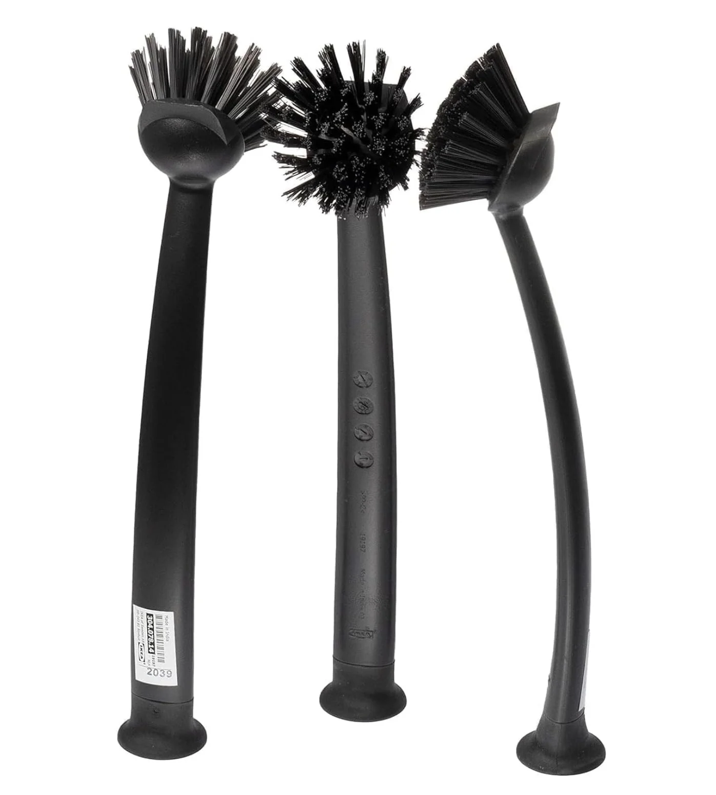 IKEA Rinnig Spülbürste, Dunkelgrau, 3 Stück im Set - Image 4