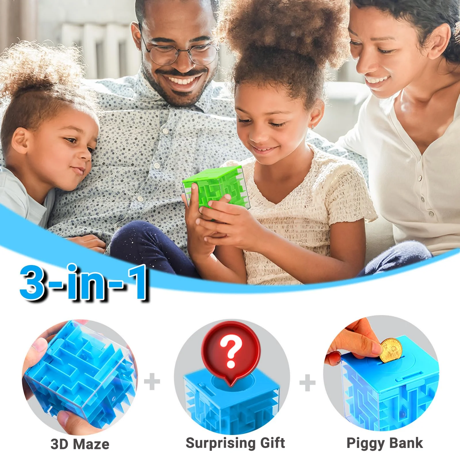 iKeelo 4er-Pack Geld Labyrinth Puzzlebox – Macht Geldgeschenke noch lustiger, Mint-Geschenk und Denksportaufgaben für Kinder und Jugendliche - Image 5