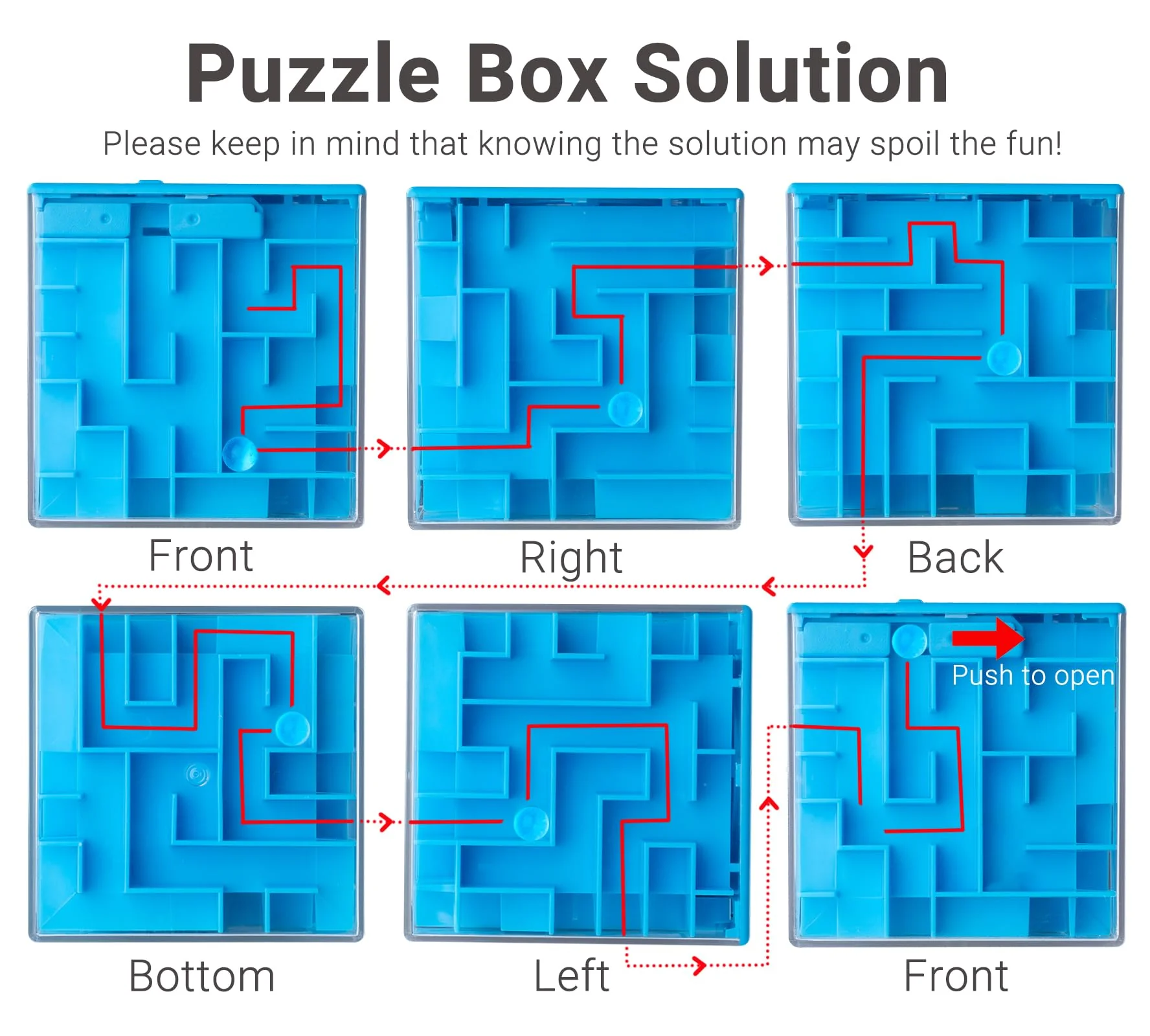 iKeelo Knobel Spardose für Kinder 2 Stück, Money Maze Geldlabyrinth, Macht Bargeld verschenken mehr Spaß – Magische Rätselbox und Denksportaufgaben für Kinder und Erwachsene (Blau + Grün) - Image 3