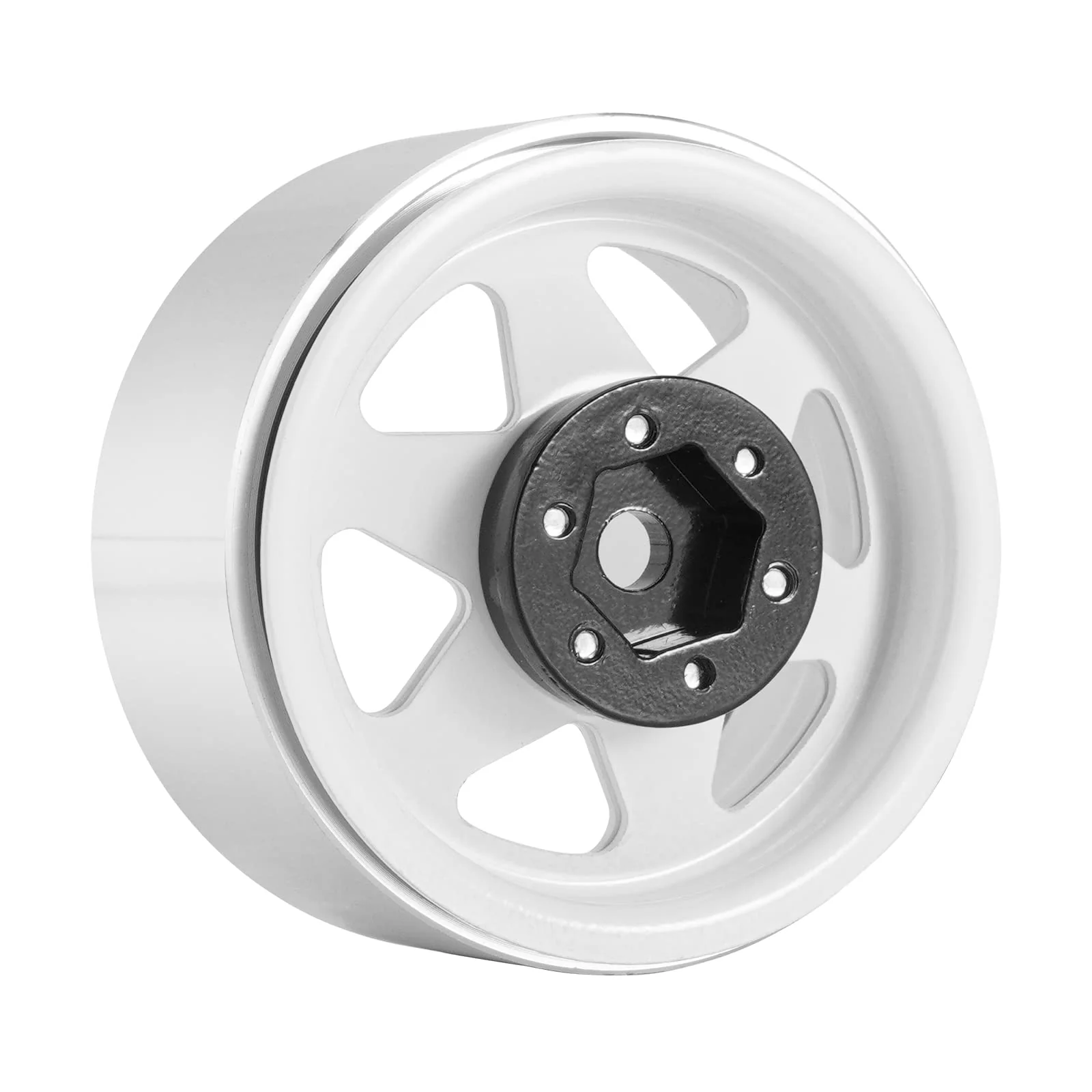 INJORA 1.9 Pneus Mud Terrain Roue Pneus Pour Axial SCX10 UTB18 TRX4 Redcat Gen8 VS4-10 1/10 RC Crawler Auto, Weiß - Image 3