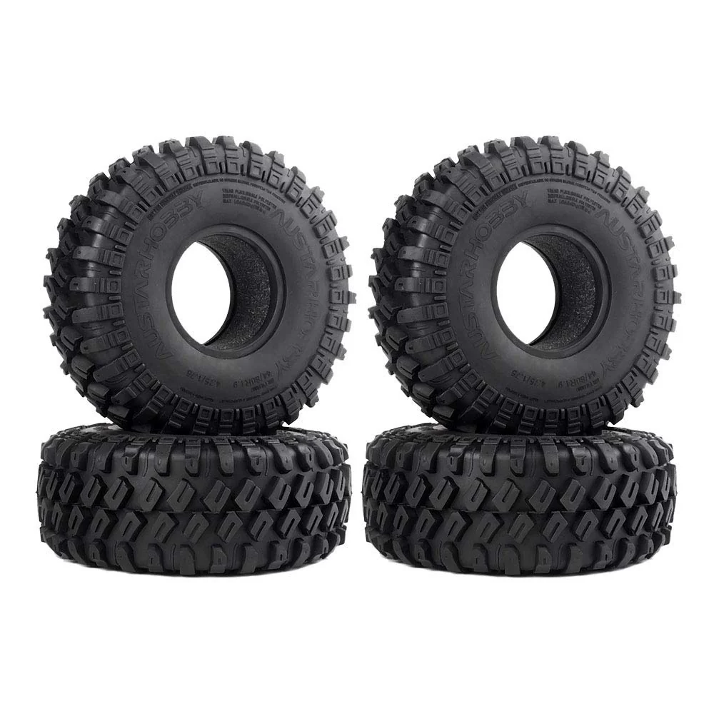 INJORA RC Reifen 4pcs 1,9inch Crawler Reifen für 1:10 RC Rock Crawler Axial SCX10 SCX10 II 90046 90047 SCX10 III AXI03007 TRX-4 TRX4