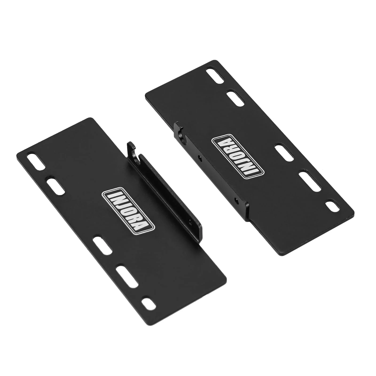 INJORA Seitenplatte ESC Empfängerhalter Aluminium 2PCS für Axial SCX24 1/24 RC Crawler