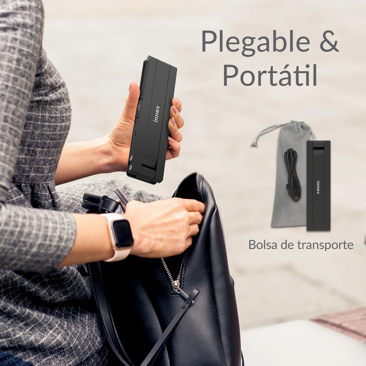 Innex DC500, Tragbare 13MP 4K USB Dokumentenkamera und Webcam, Rauschunterdrückungsmikrofon, Dualer Autofokus, Auto-Flip, Unterstützt Win/Mac/Chromebook, Für Fernunterricht und -lehre - Image 6