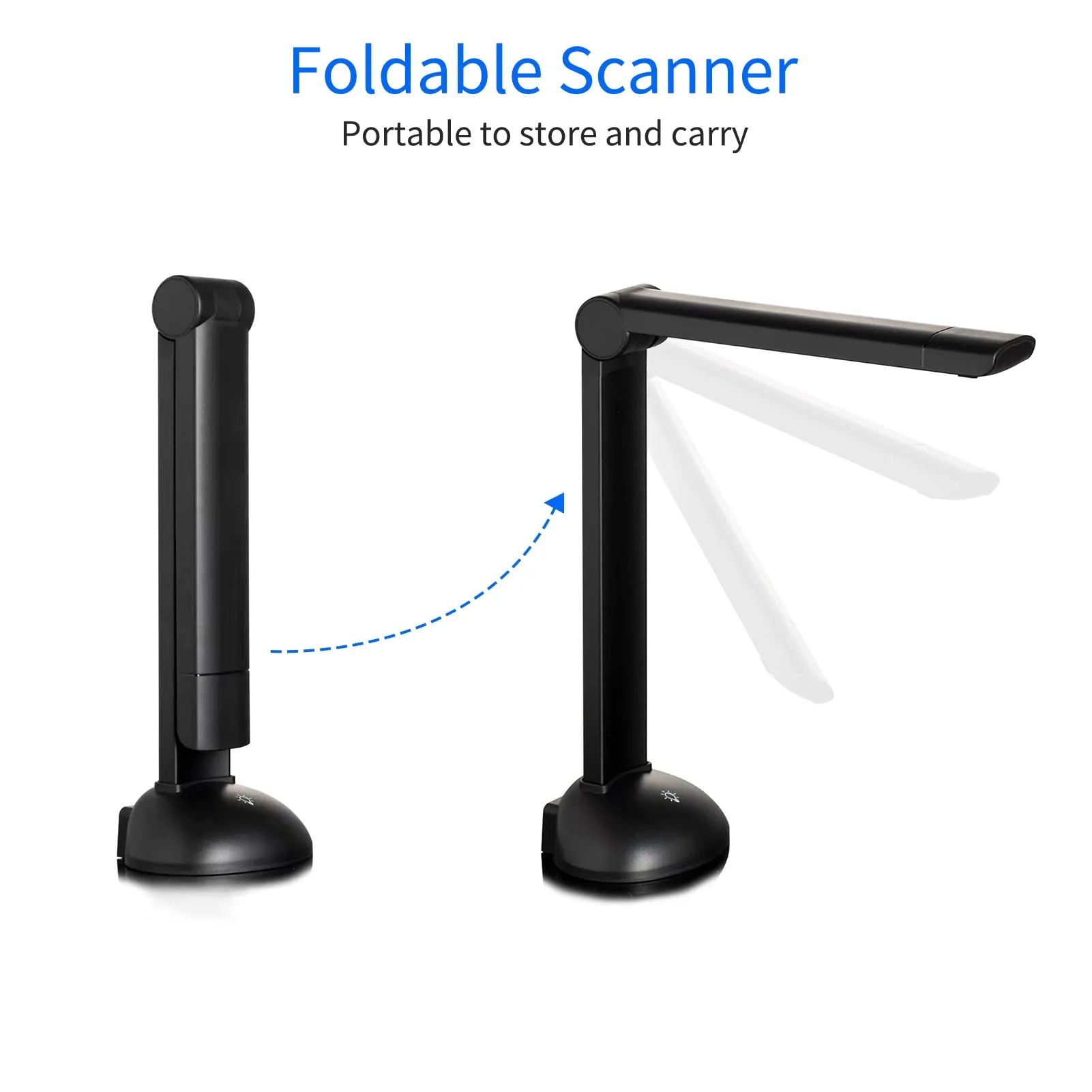 Intelligenter Tragbarer Dokumentenscanner, USB-Buch mit OCR, Automatischer Flatten Deskew-Scangröße, A3, Scannen, Digitalisierungskameras von Büchern, Verwendet für Datei, - Image 6