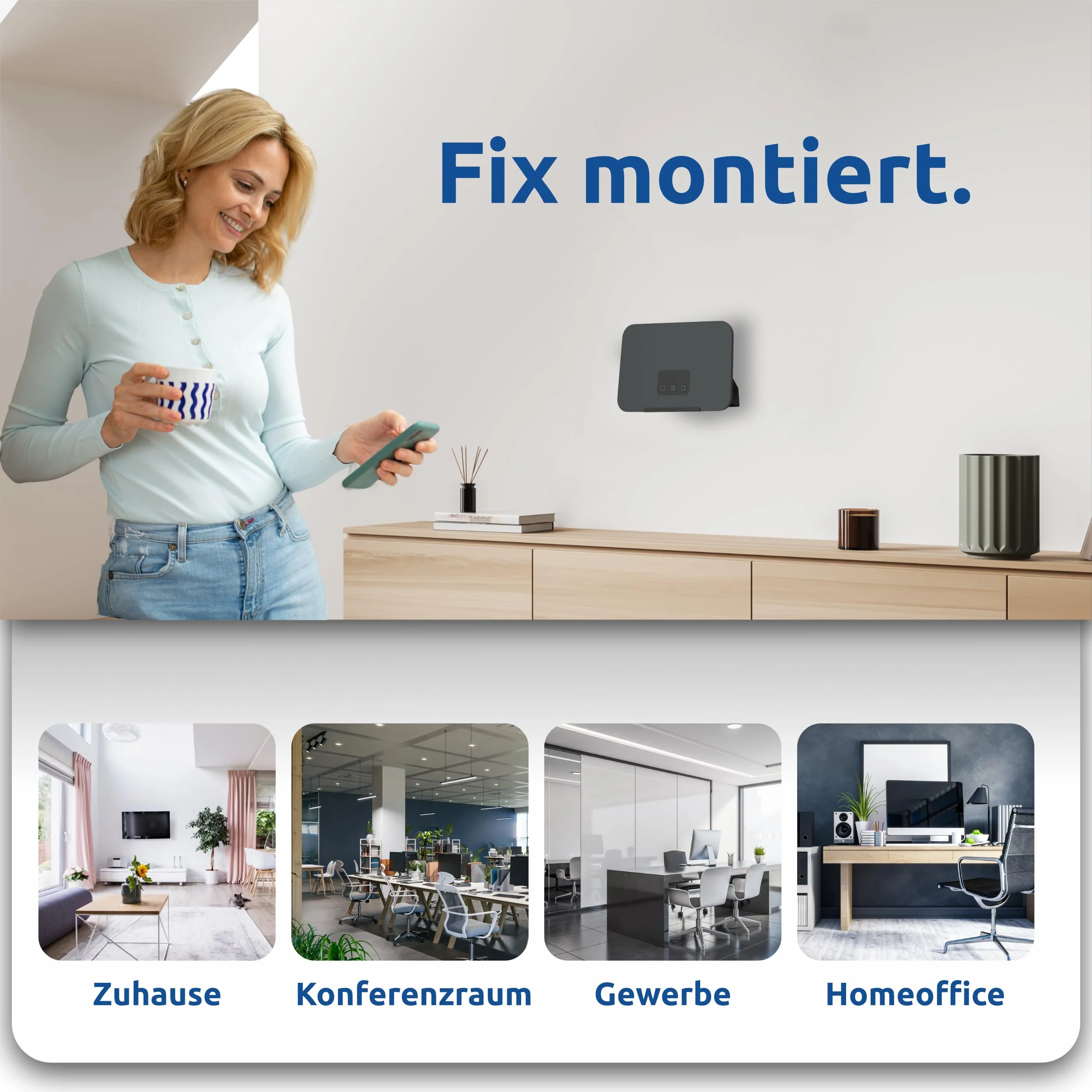 interpick Telekom Router Speedport Smart 4 Wandhalterung inkl. Kabelmanagement - Image 3