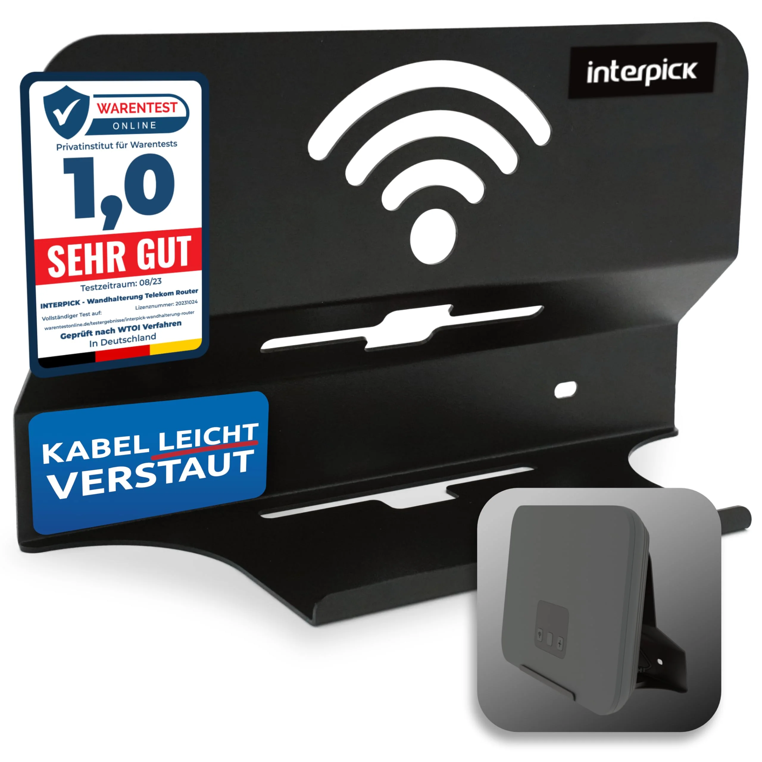 interpick Telekom Router Speedport Smart 4 Wandhalterung inkl. Kabelmanagement - Image 7