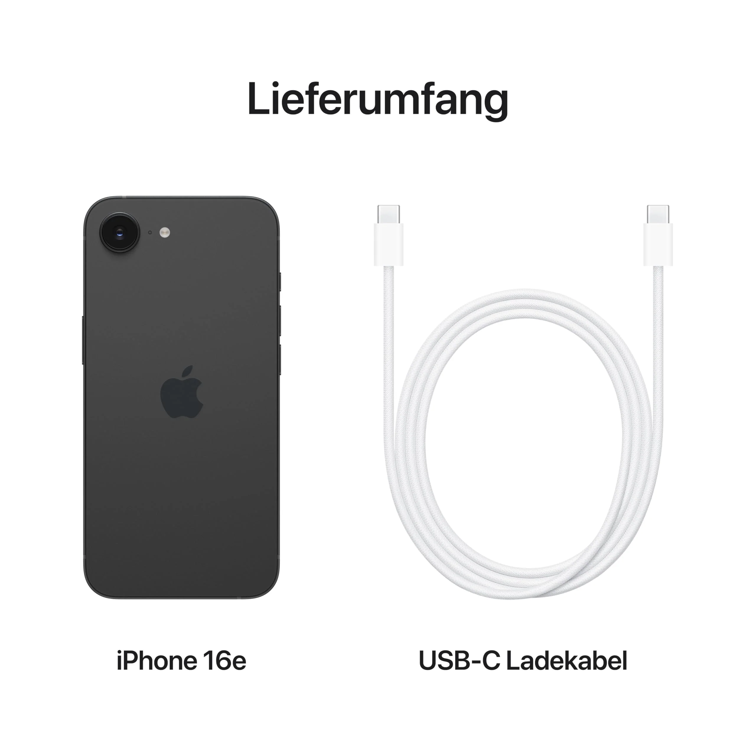 iPhone 16e 256 GB: Entwickelt für Apple Intelligence, A18 Chip, Gigantische Batterielaufzeit, 48 MP Fusion Kamera, 6,1" Super Retina XDR Display, Schwarz - Image 5
