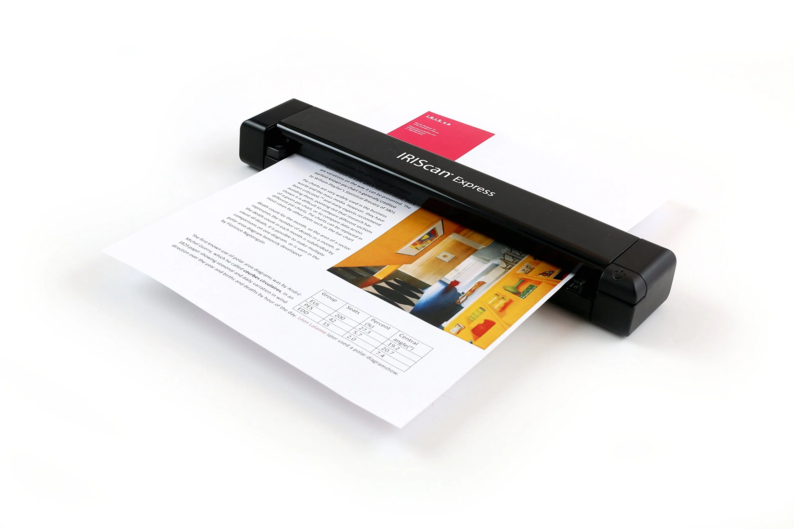 IRIScan Express Mobile Scanner-dokumentenscanner A4 8PPM -v4: PDF-Editor, Simplex, USB-betrieben, PDF-Scanner, Scan zu Word, PDF, XLS, Visitenkarten zu Outlook, Foto Scanner, Quittungsscanner Win - Image 4