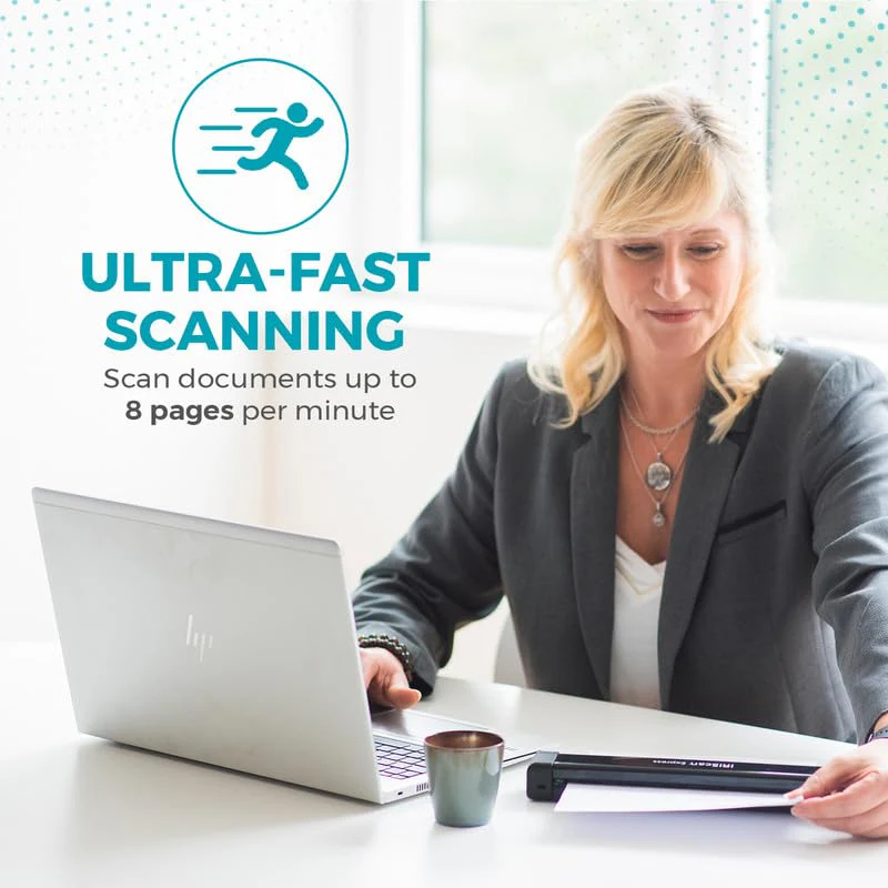 IRIScan Express Mobile Scanner-dokumentenscanner A4 8PPM -v4: PDF-Editor, Simplex, USB-betrieben, PDF-Scanner, Scan zu Word, PDF, XLS, Visitenkarten zu Outlook, Foto Scanner, Quittungsscanner Win - Image 7