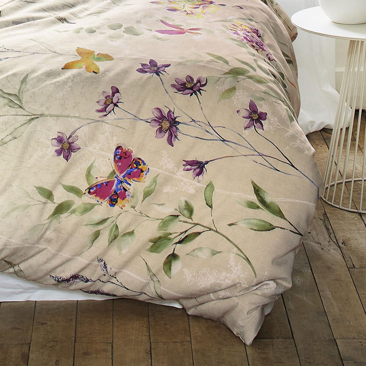Irisette Mako-Satin Bettwäsche Glamour Ludvika Multi 1 Bettbezug 155 x 220 cm + 1 Kissenbezug 80 x 80 cm - Image 6