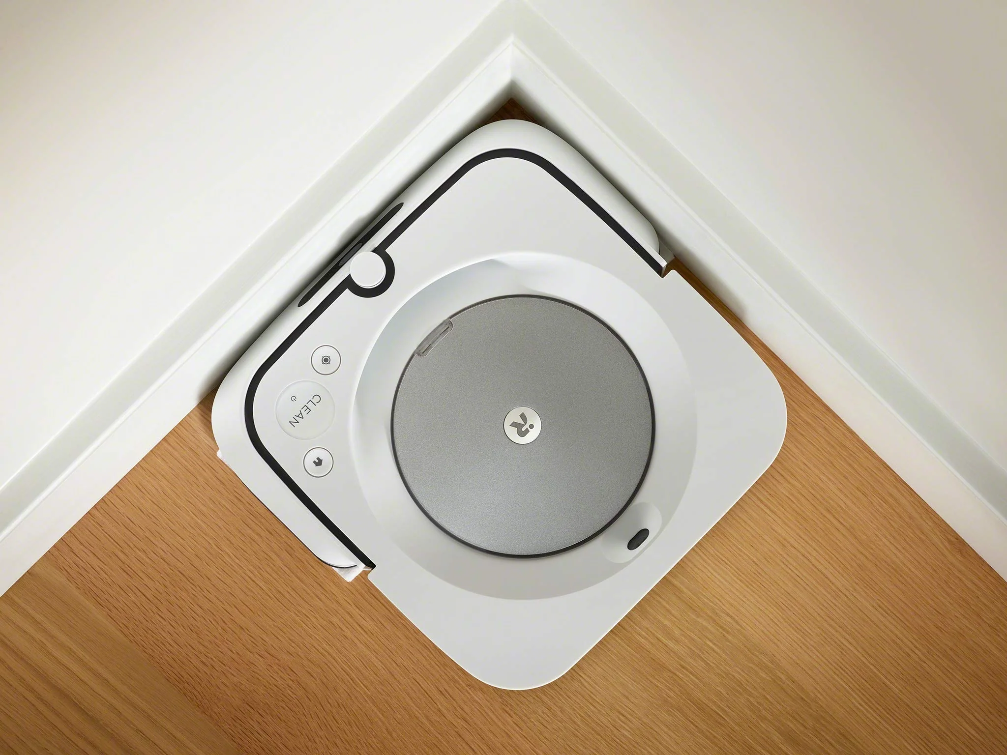 iRobot Braava Jet m6 (m6138) Wischroboter mit Präzisions-Sprühstrahl, Nasswischen und Trockenfegen, Kompatibel mit Sprachassistenten, koppelbar mit Roomba, WLAN, Farbe: weiß/Silber - Image 7