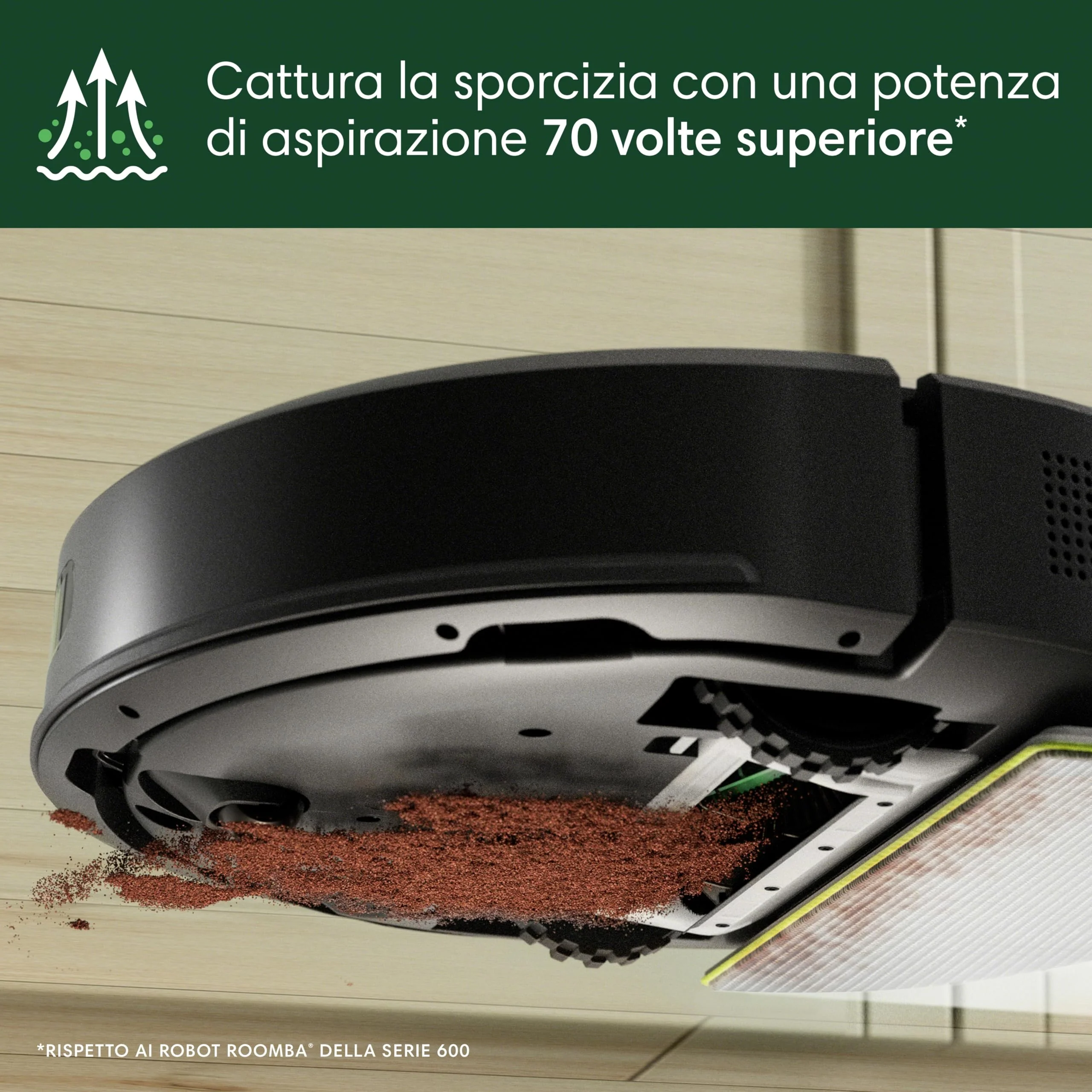iRobot Roomba 105 Combo - Saugen + Wischen - Clearview LiDAR - 7000Pa - 120 mins - SmartScrub - Umfährt Hinderniss - Reinigungszonen - Aufladen und Fortfahren - App - Schwarz - Image 12