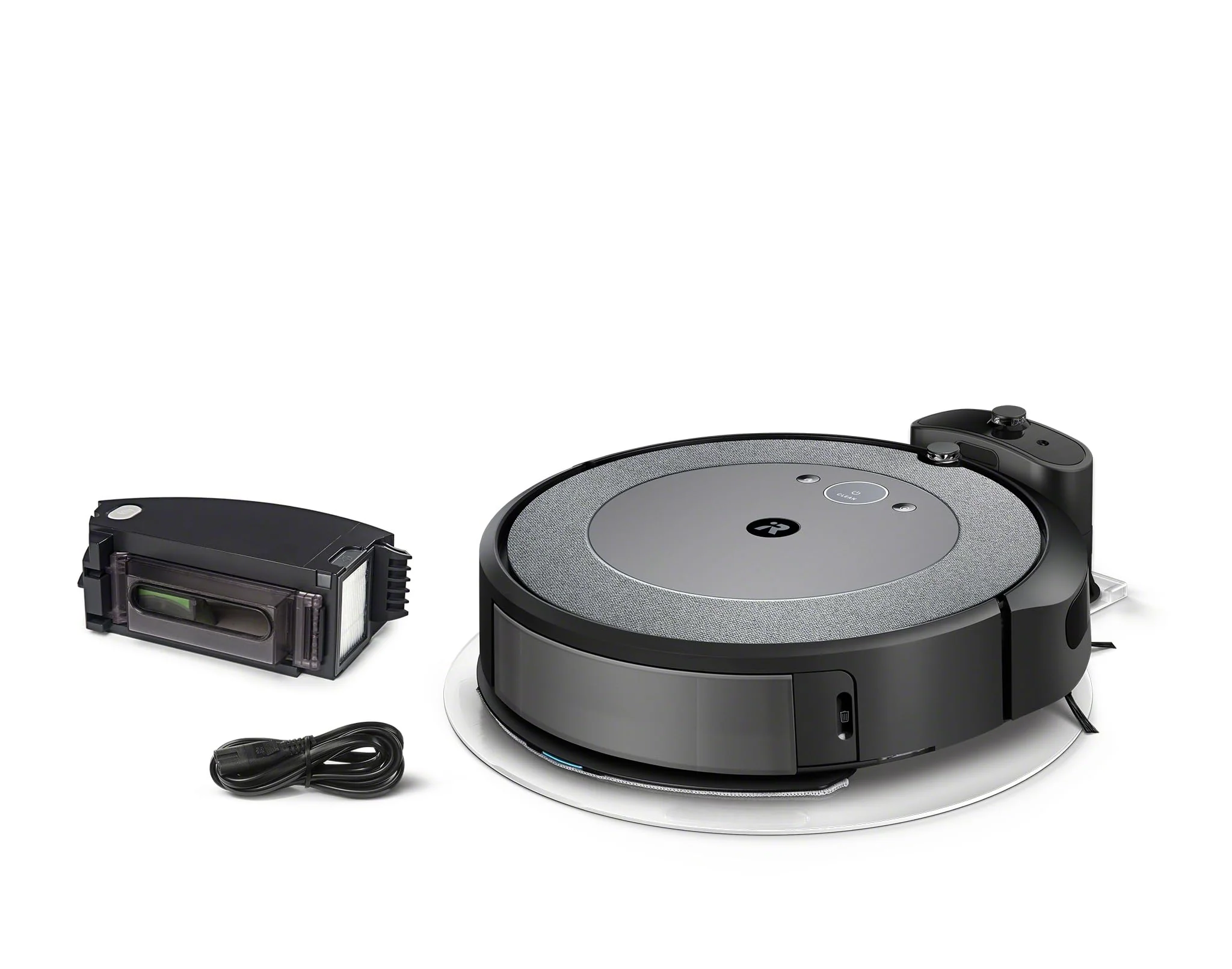 iRobot Roomba Combo i5 (i5172) Saug- und Wischroboter, WLAN-fähig, intelligente Navigation, 2 Gummibürsten für alle Böden, Reinigung nach Raum, Kompatibel mit Sprachassistenten, Farbe: Cool - Image 5