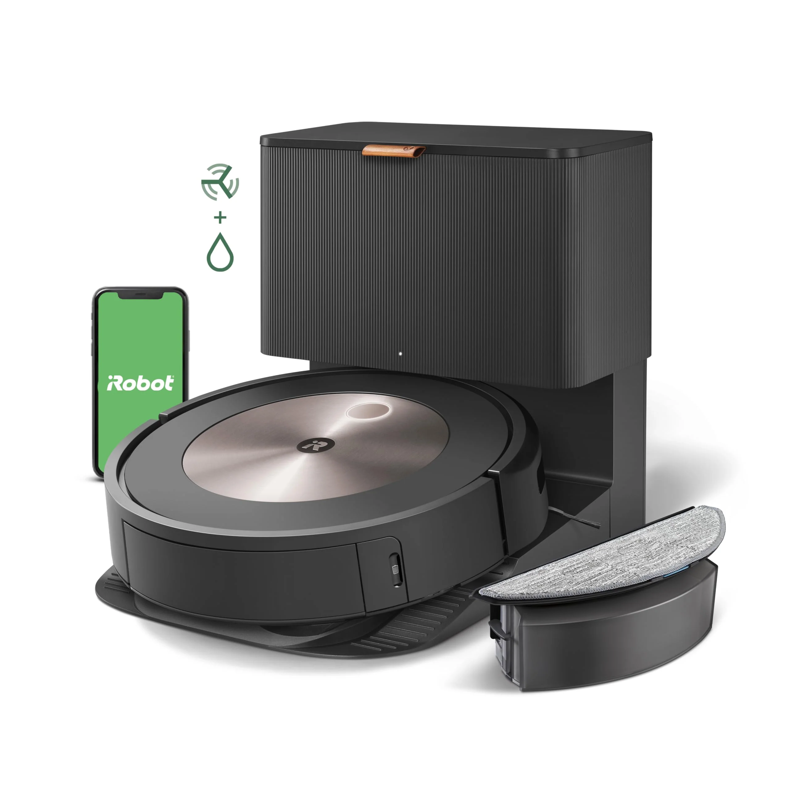 iRobot Roomba Combo j5+ (j5576) Saug- und Wischroboter, autom. Absaugstation, Kartierung, PrecisionVision Navigation, 4-Stufen-Reinigung, Objekterkennung und -vermeidung, Sprachassistentenkompatibel - Image 12