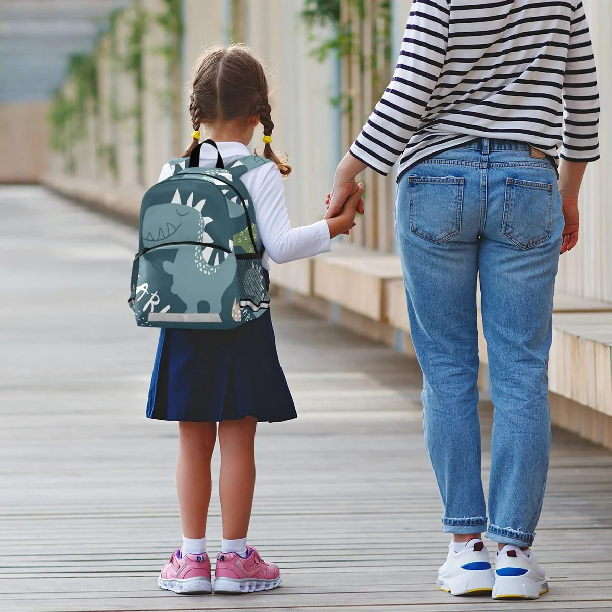 ISAOA Kleinkind-Rucksack mit Zügeln für Jungen, niedlicher Dinosaurier, brüllendes Tier, Kinderrucksack, Kindertagesstätte, Vorschule, Kindergarten - Image 3