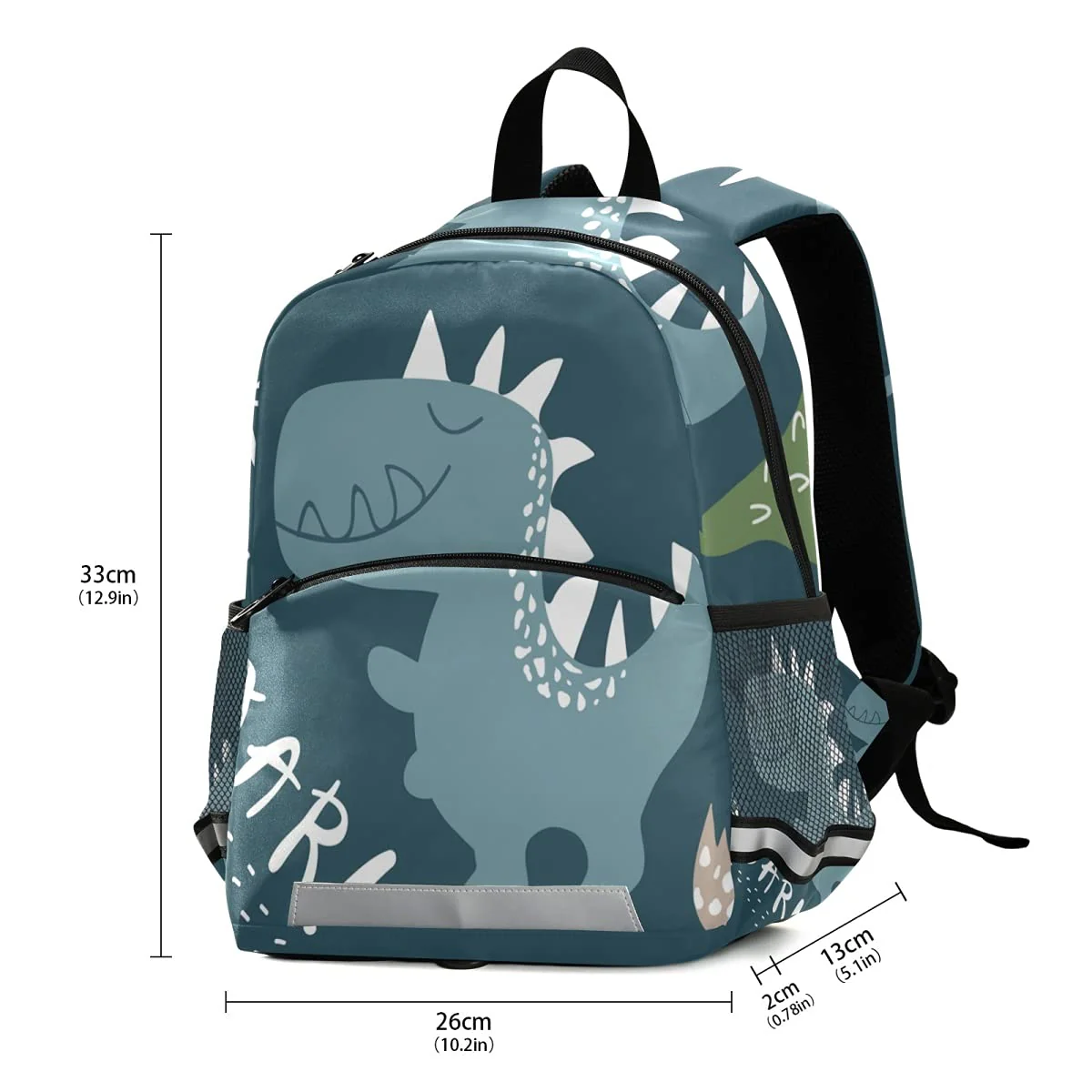 ISAOA Kleinkind-Rucksack mit Zügeln für Jungen, niedlicher Dinosaurier, brüllendes Tier, Kinderrucksack, Kindertagesstätte, Vorschule, Kindergarten - Image 6