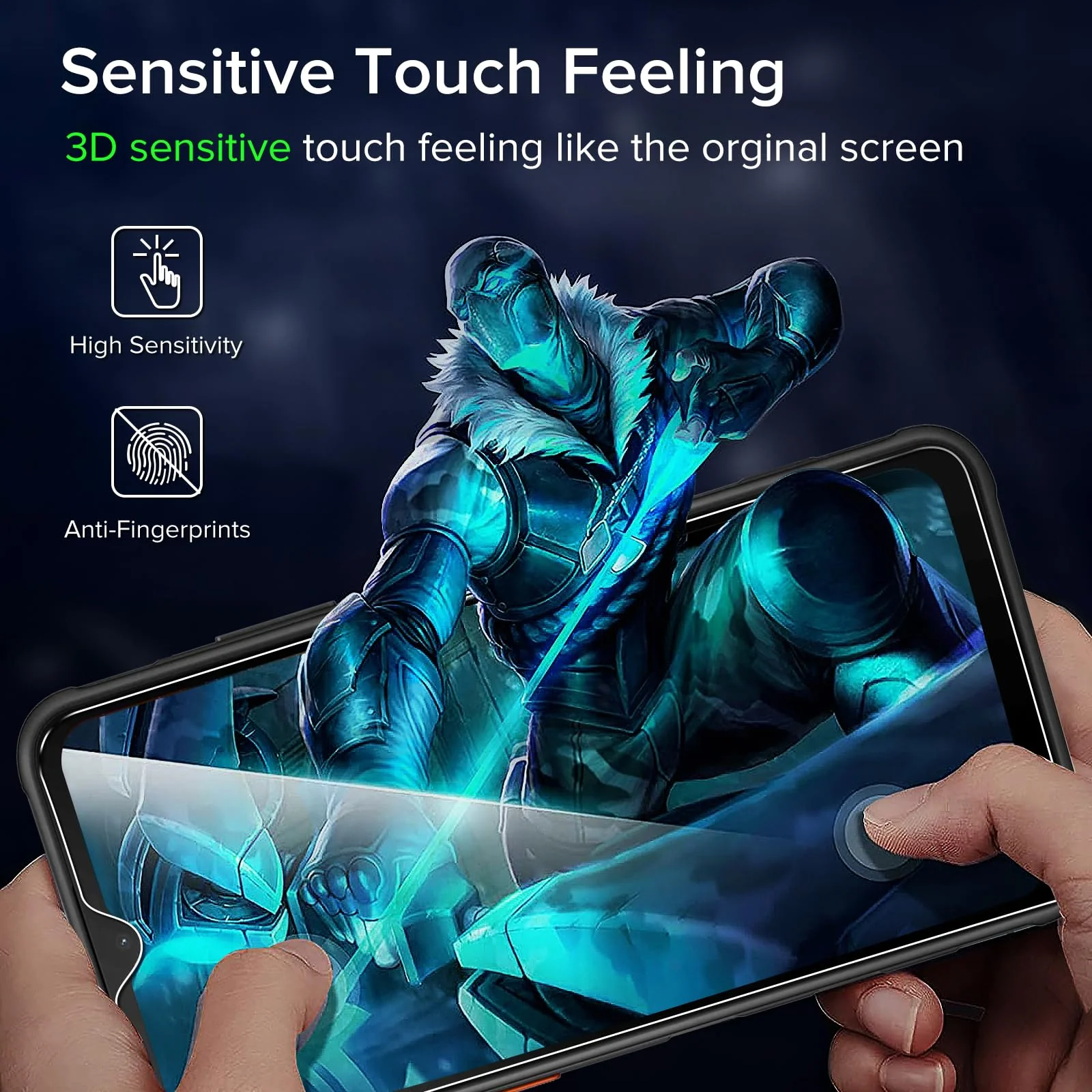 ivoler 3 Stück Schutzglas Schutzfolie für Samsung Galaxy Xcover 7 / Samsung Galaxy Xcover 6 Pro, 9H Härte Schutz Glas, HD Klar Displayschutzfolie, Anti-Kratz Folie, Anti-Bläschen - Image 2