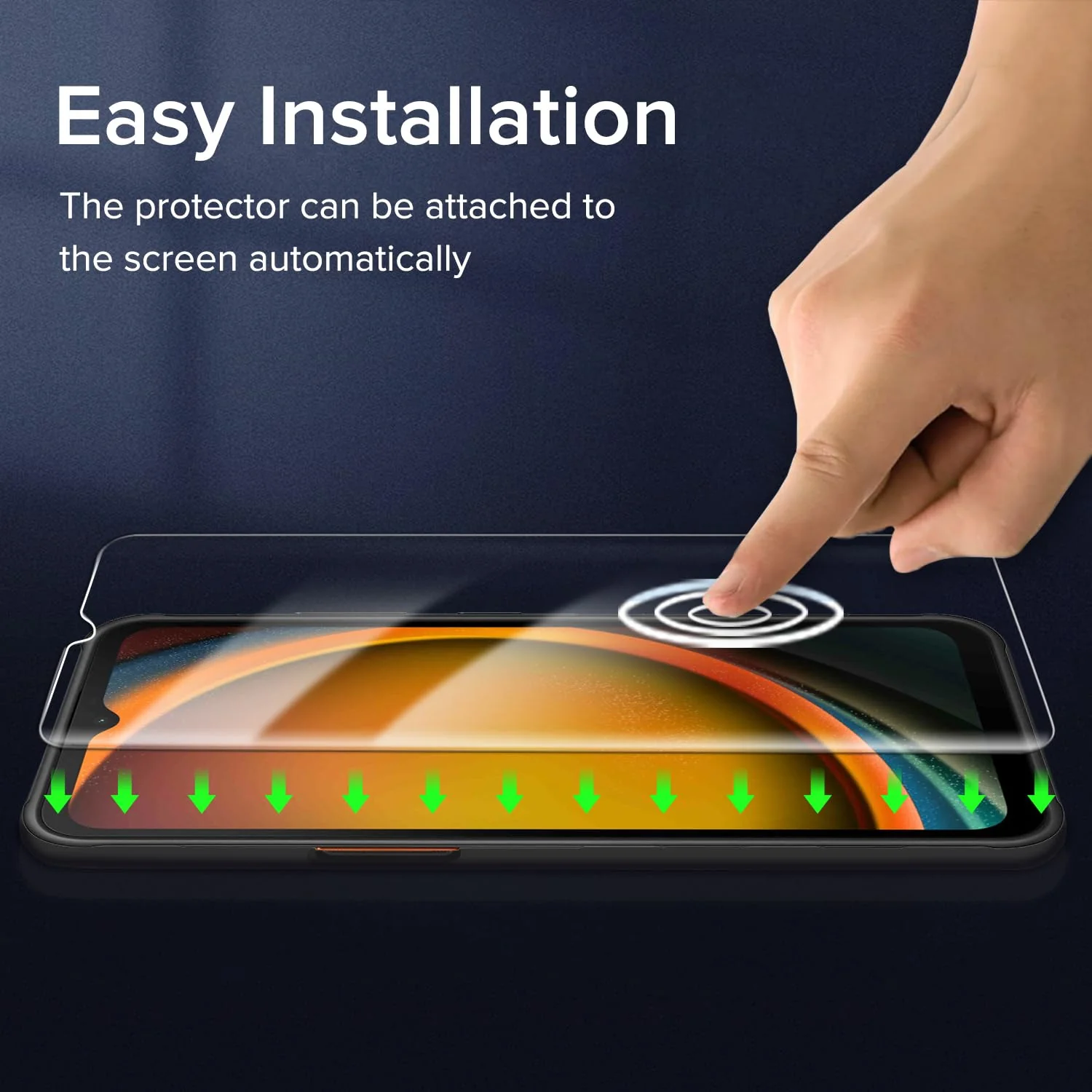 ivoler 3 Stück Schutzglas Schutzfolie für Samsung Galaxy Xcover 7 / Samsung Galaxy Xcover 6 Pro, 9H Härte Schutz Glas, HD Klar Displayschutzfolie, Anti-Kratz Folie, Anti-Bläschen - Image 3