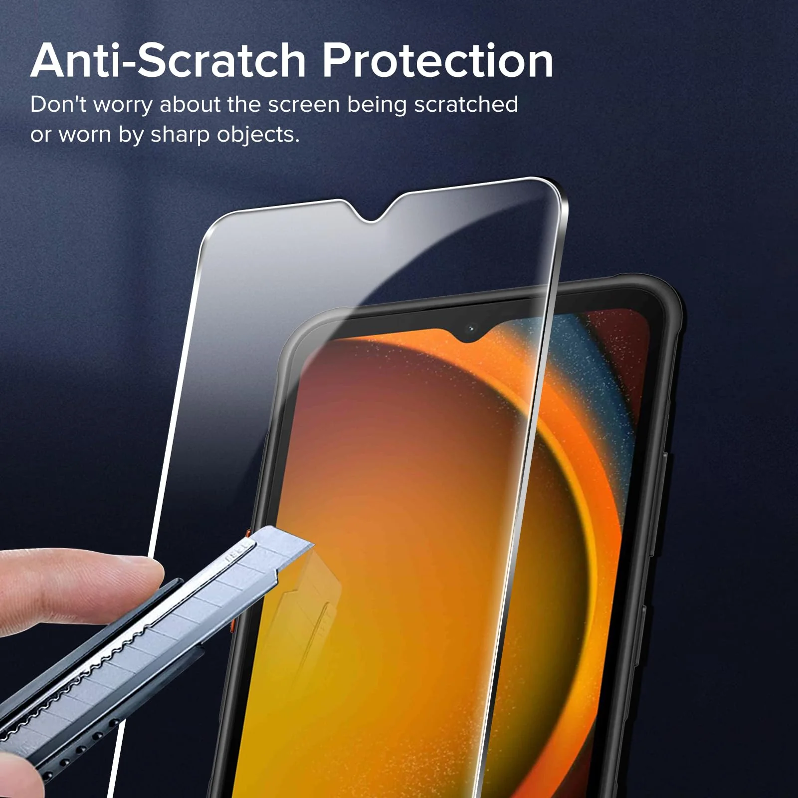 ivoler 3 Stück Schutzglas Schutzfolie für Samsung Galaxy Xcover 7 / Samsung Galaxy Xcover 6 Pro, 9H Härte Schutz Glas, HD Klar Displayschutzfolie, Anti-Kratz Folie, Anti-Bläschen - Image 8