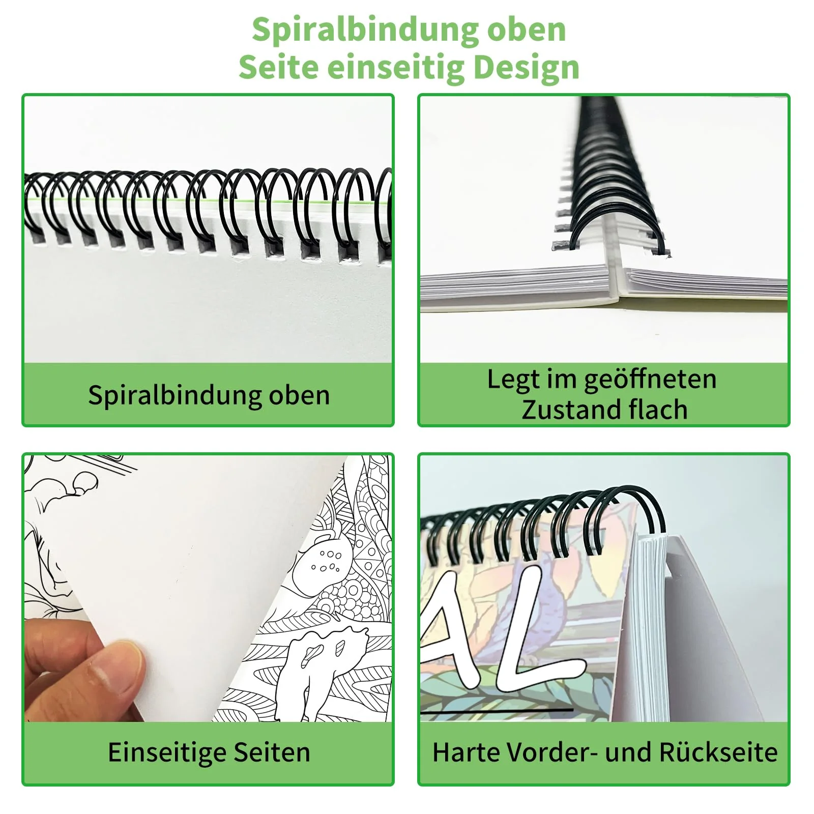 Jadeso Malbuch für Erwachsene, A4 Ausmalbuch für Malbuch Erwachsene, 30 Exquisite Muster, Tier Thema Ausmalbuch für Stress Abbauen und Entspannen - Image 9