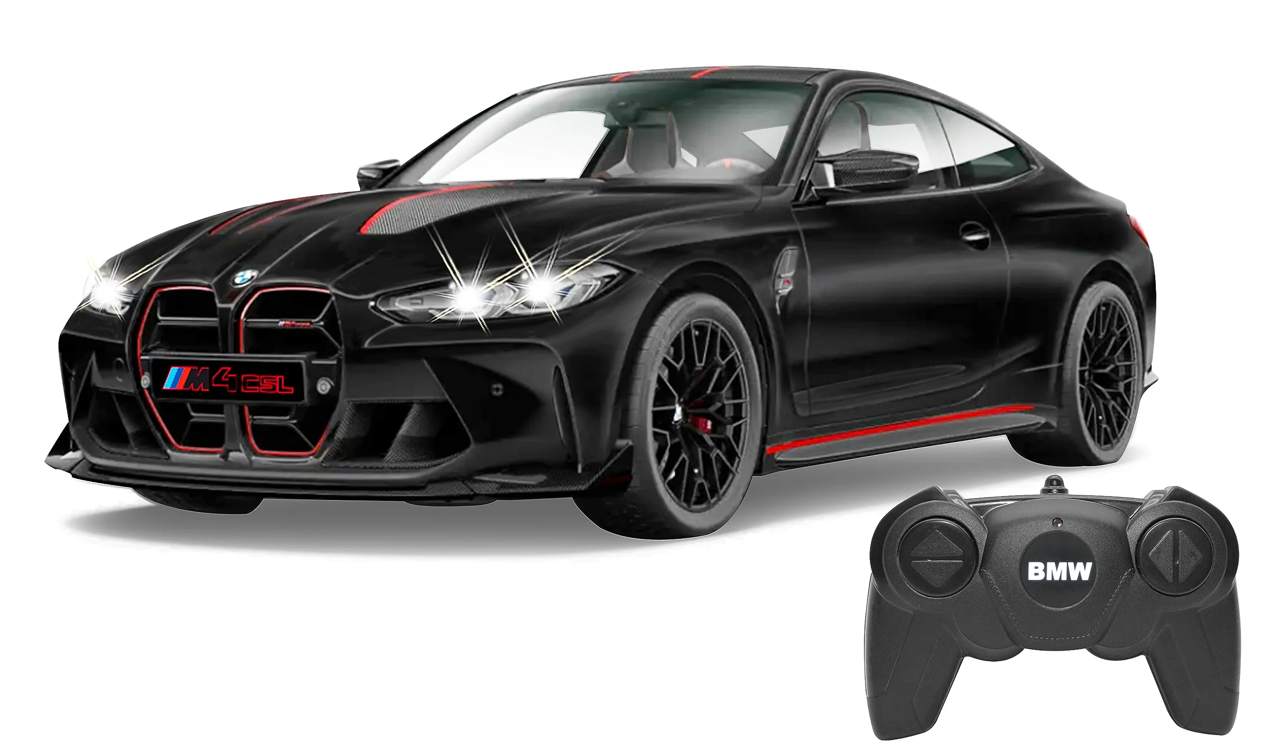 JAMARA BMW M4 CSL 1:16 2,4GHz -transparente Windschutzscheibe, LED Licht, RC-Auto - Image 2