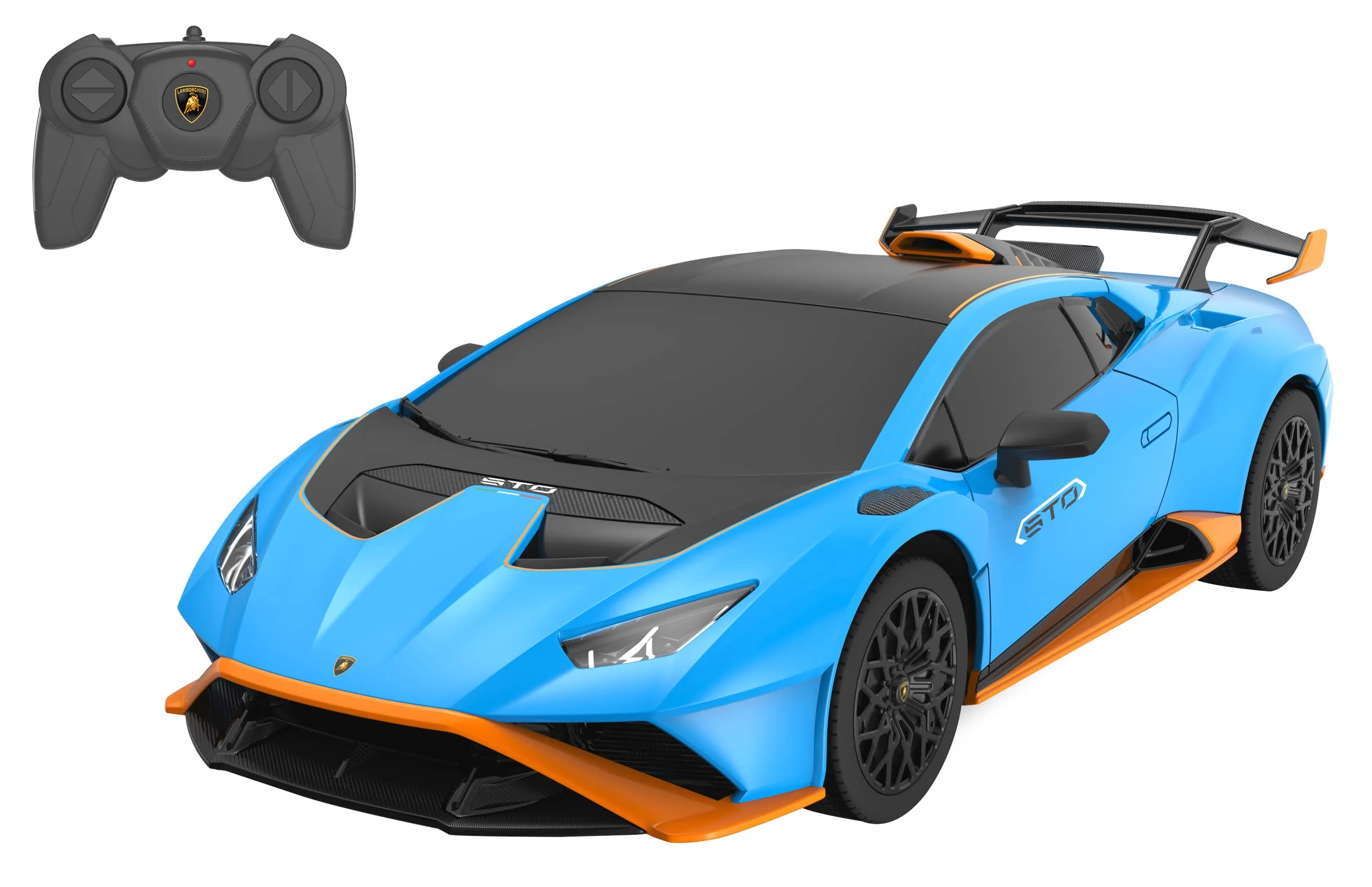 JAMARA Lamborghini Huracán STO 1:24 2,4GHz - offiziell lizenziert, bis zu 1 Stunde Fahrzeit bei ca. 9 Km/h, perfekt nachgebildete Details, hochwertige Verarbeitung - Image 2