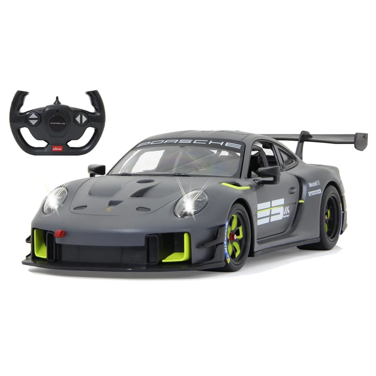 JAMARA Porsche 911 GT2 RS Clubsport 25 1:14 2,4GHz Tür manuell -transparente Windschutzscheibe, LED Licht, RC-Auto