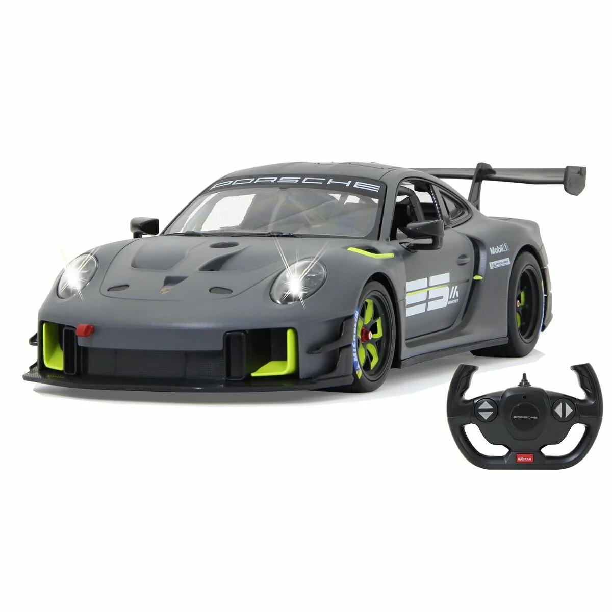 JAMARA Porsche 911 GT2 RS Clubsport 25 1:14 2,4GHz Tür manuell -transparente Windschutzscheibe, LED Licht, RC-Auto - Image 2