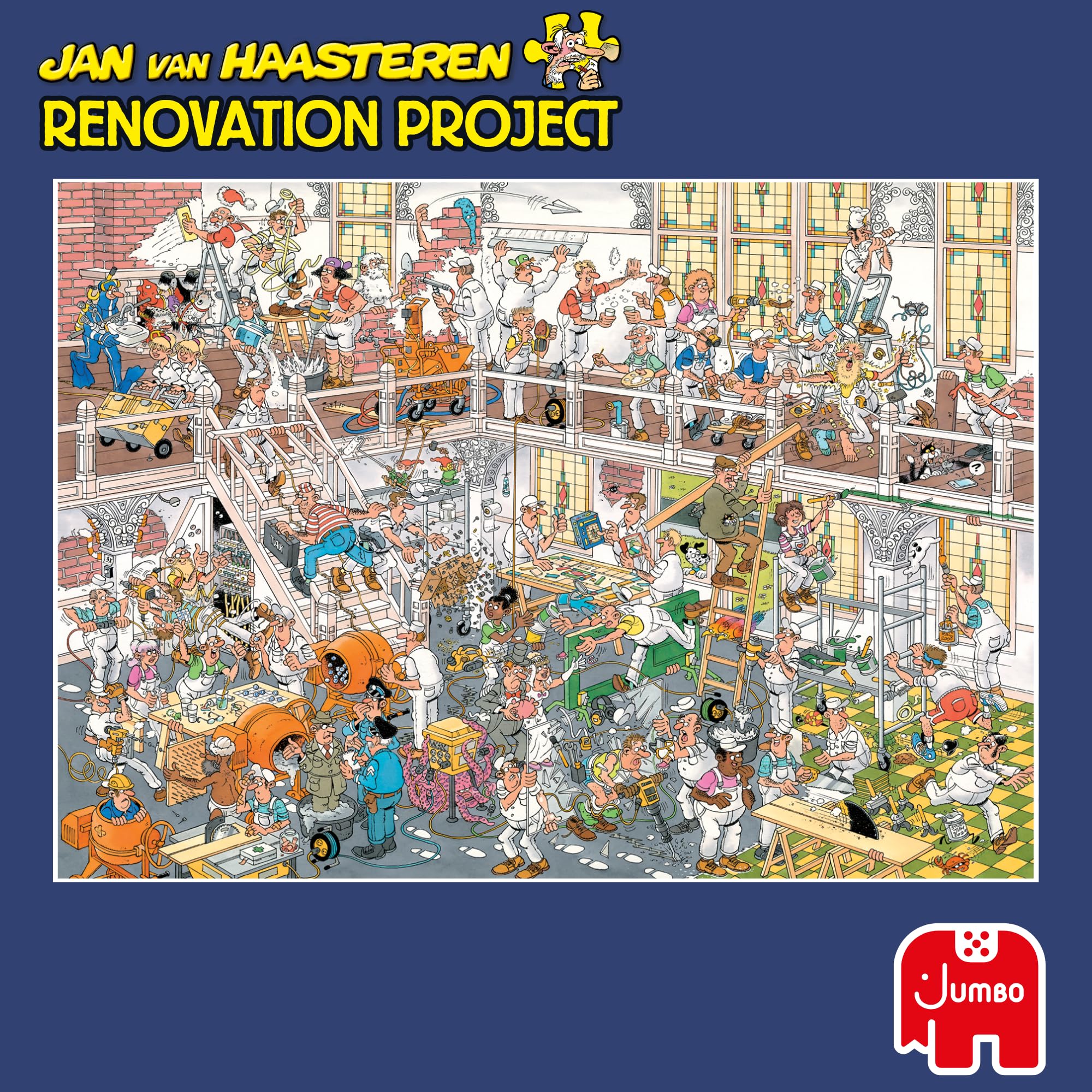 Jan van Haasteren - Wie Man Nicht bastelt - 2x1000 Teile Puzzle - Puzzle für Erwachsene - Image 3