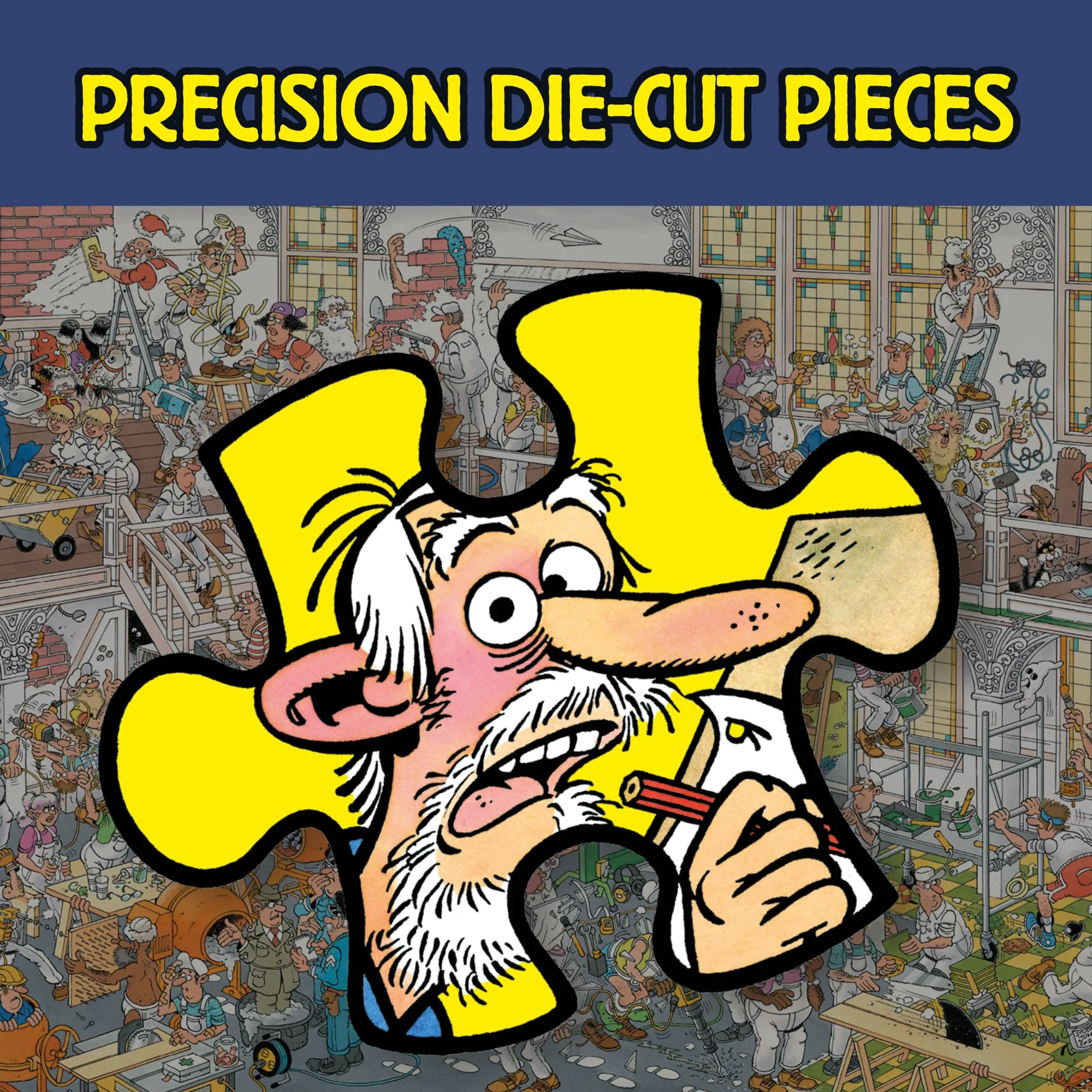 Jan van Haasteren - Wie Man Nicht bastelt - 2x1000 Teile Puzzle - Puzzle für Erwachsene - Image 5