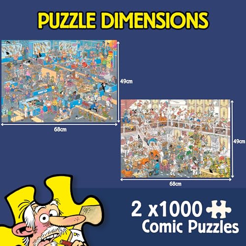 Jan van Haasteren - Wie Man Nicht bastelt - 2x1000 Teile Puzzle - Puzzle für Erwachsene - Image 9