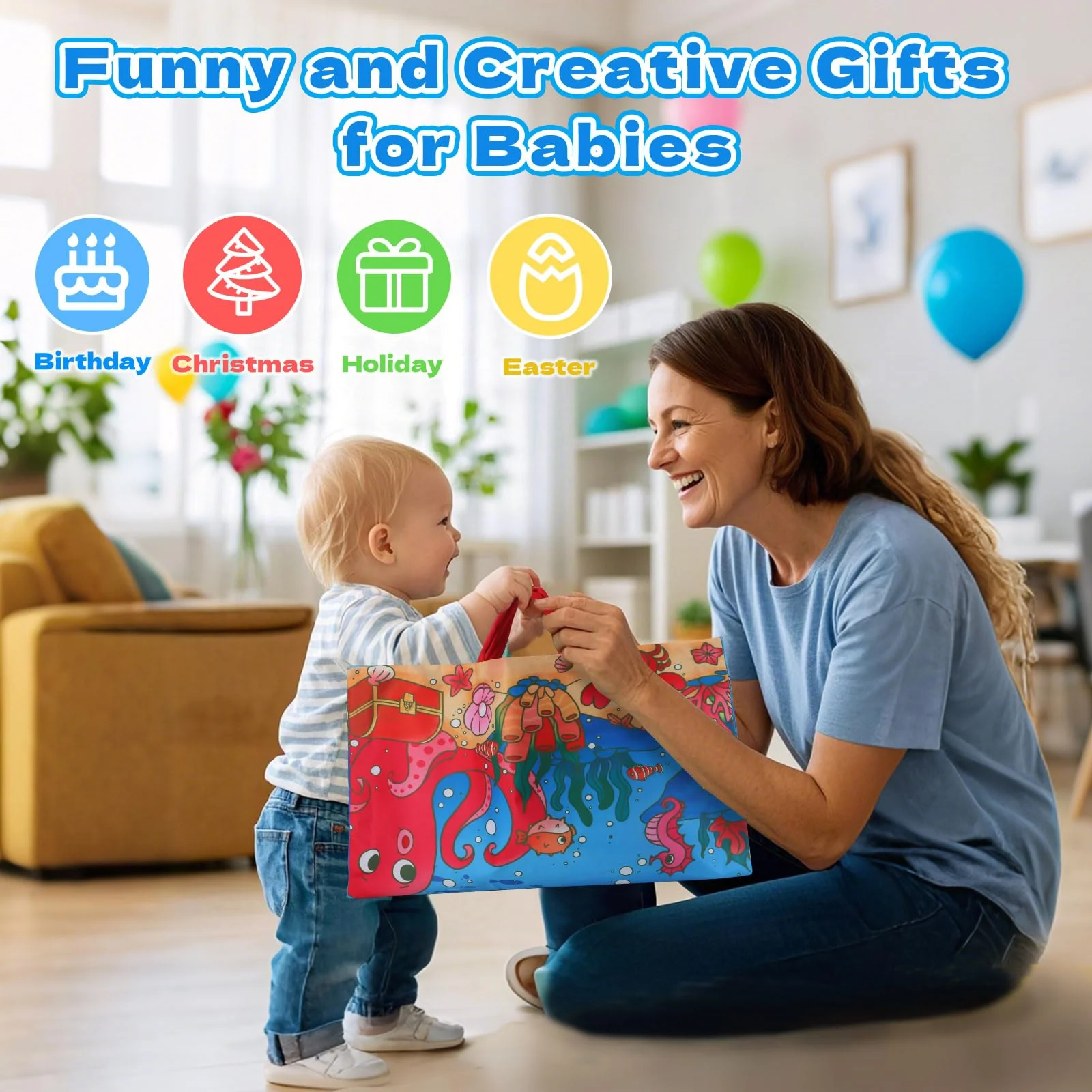 jerryvon Montessori Spielzeug ab 1 Jahr-Angelspiel Kinderspielzeug, Baby Spielzeug für 6 12 Monate Motorikspielzeug ab 1 Jahr, Sensorik Lernspiele Fische Angeln Spiel, Geschenk Junge Mädchen - Image 2