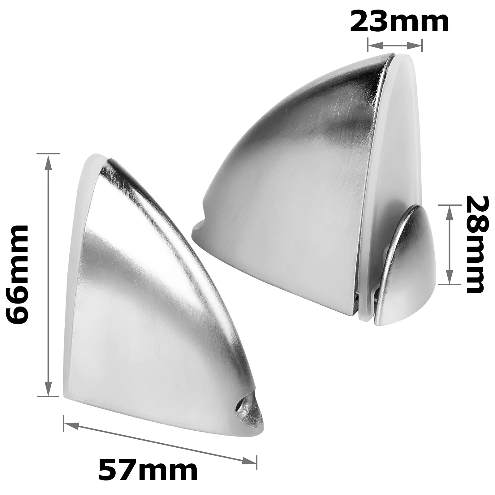 Jiubiaz Glasablage Glasregal, Wandregal Mattglas mit 8mm ESG Sicherheitsglas und Halterung, perfekt geeignet als Duschregal/Badablage für Bad, Küchen,Balkon, Verschiedene Größen (50x10x0.8 cm) - Image 5