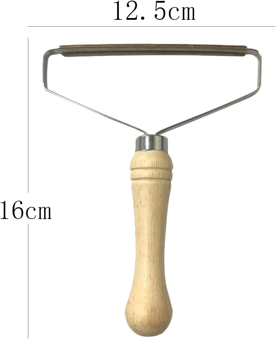 Jiuhao Fusselentferner ,Tragbarer Fusselrasierer,Teppichschaber Teppich-Profi-Werkzeug Tierhaarentfernungsbürsten Werden Verwendet,um Flusen von Kleidung,Sofas und Teppichen zu Entfernen, Edelstahl - Image 8