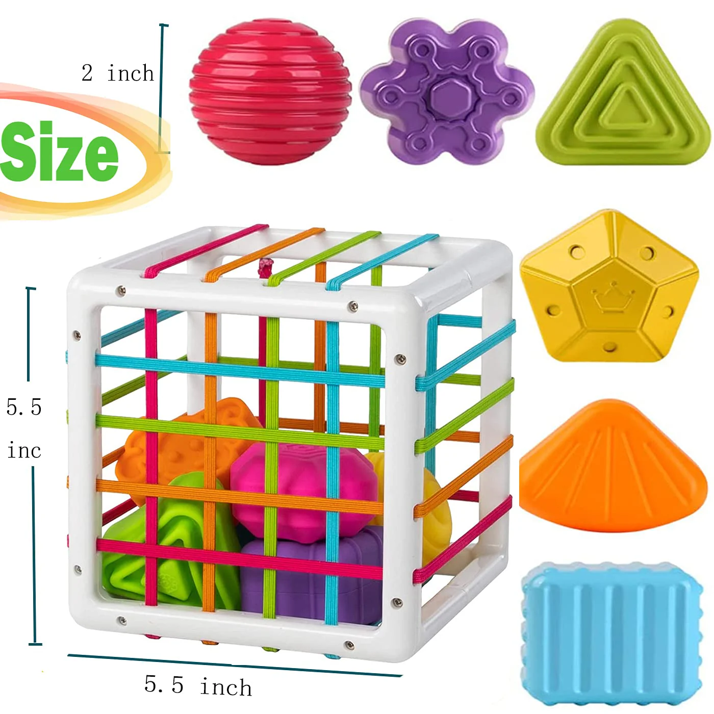 JKGIFTS Spielzeug ab 1 Jahr,Montessori Spielzeug ab 1-3 Jahre Baby Spielzeug Kinder Spielzeug Lernspiele ab 1 2 3 Jahre Geschenke Mädchen Junge 1-3 Jahre - Image 2