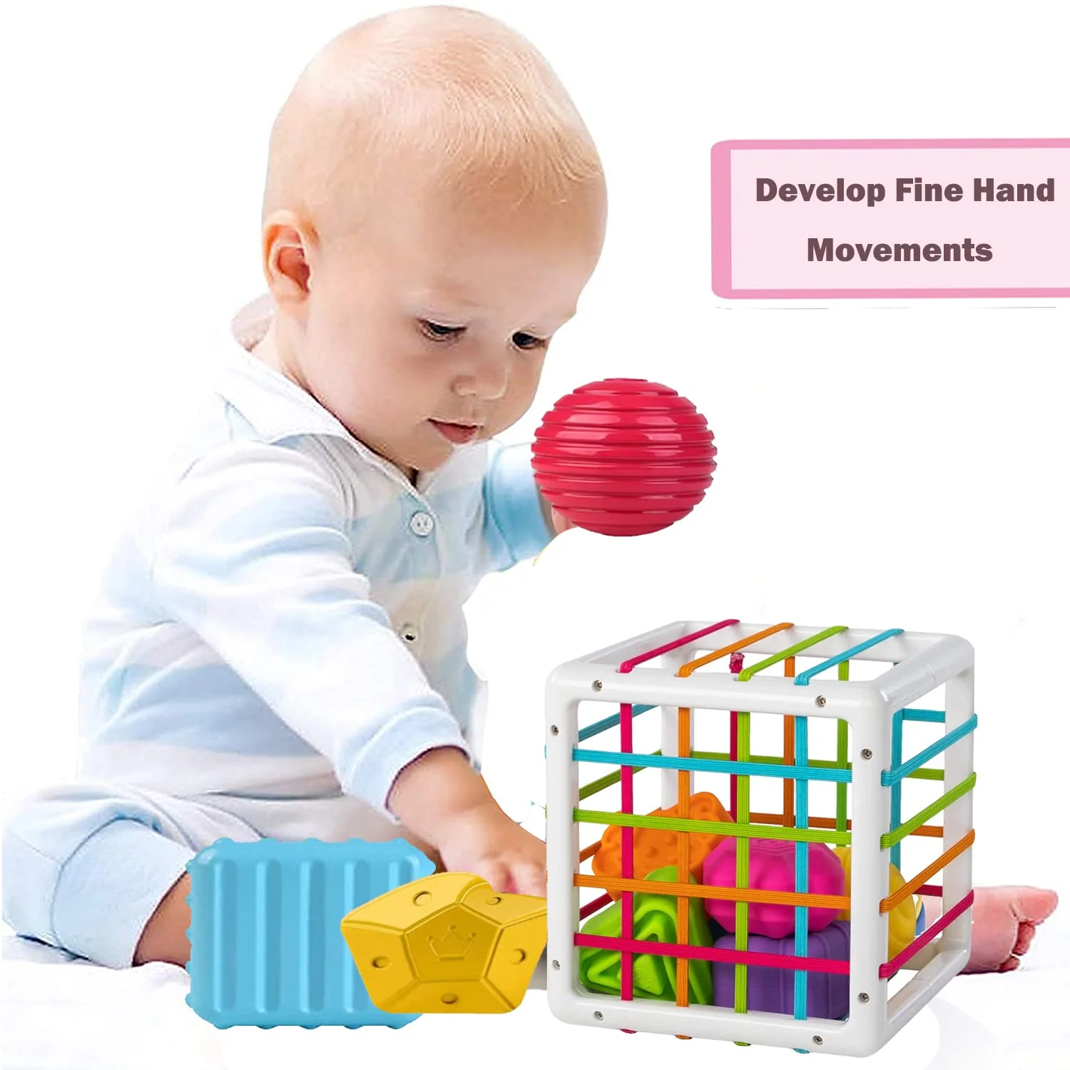 JKGIFTS Spielzeug ab 1 Jahr,Montessori Spielzeug ab 1-3 Jahre Baby Spielzeug Kinder Spielzeug Lernspiele ab 1 2 3 Jahre Geschenke Mädchen Junge 1-3 Jahre - Image 4
