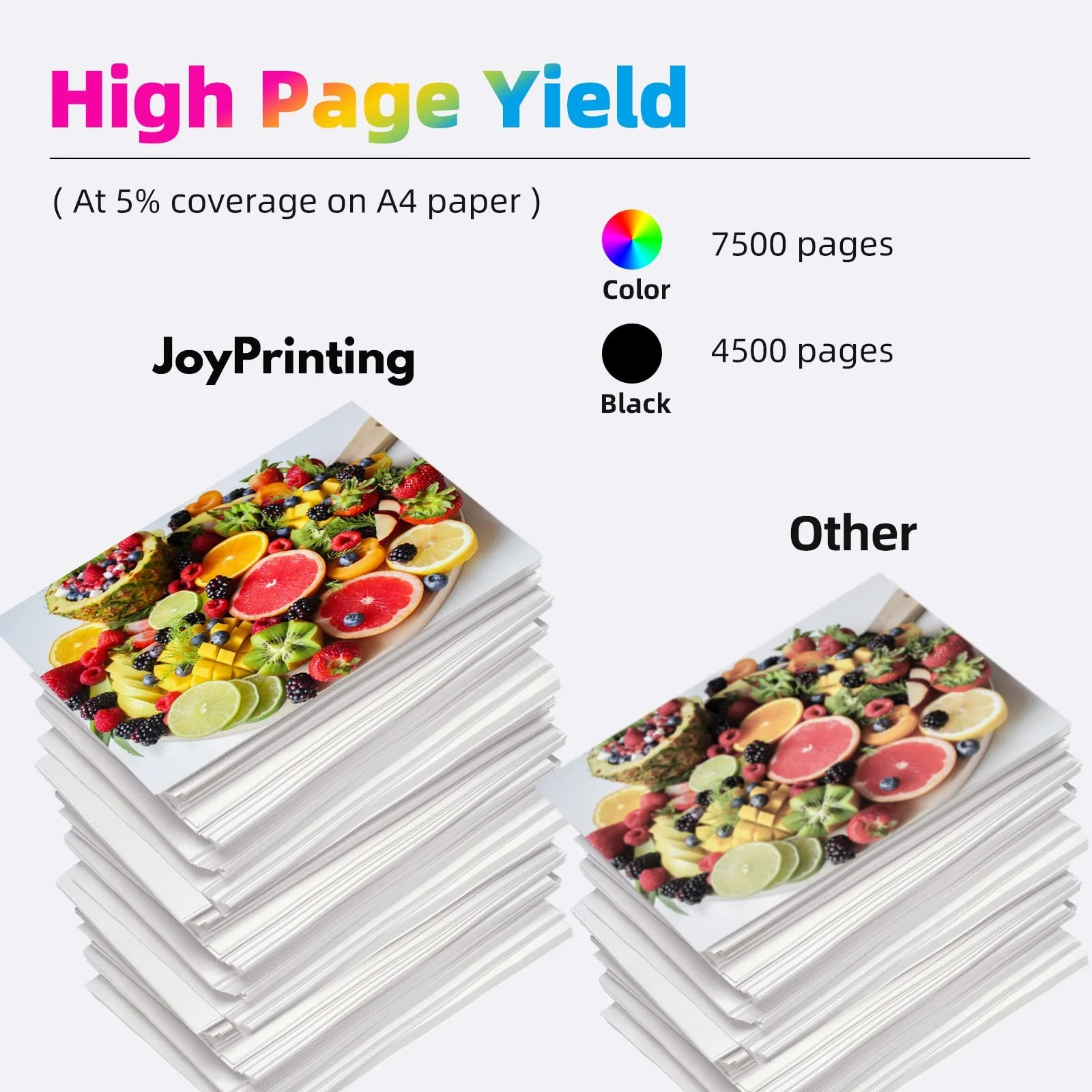 JoyPrinting 104 Tinte Kompatibel für Epson 104 Multipack Tintenflasche für Ecotank ET-2820 ET-2710 ET-2720 ET-2815 ET-2810 ET-2826 ET-1810 ET‑2711 ET-2712 ET-2715 ET-2714 ET-2721 ET-2726 ET-4800 - Image 4