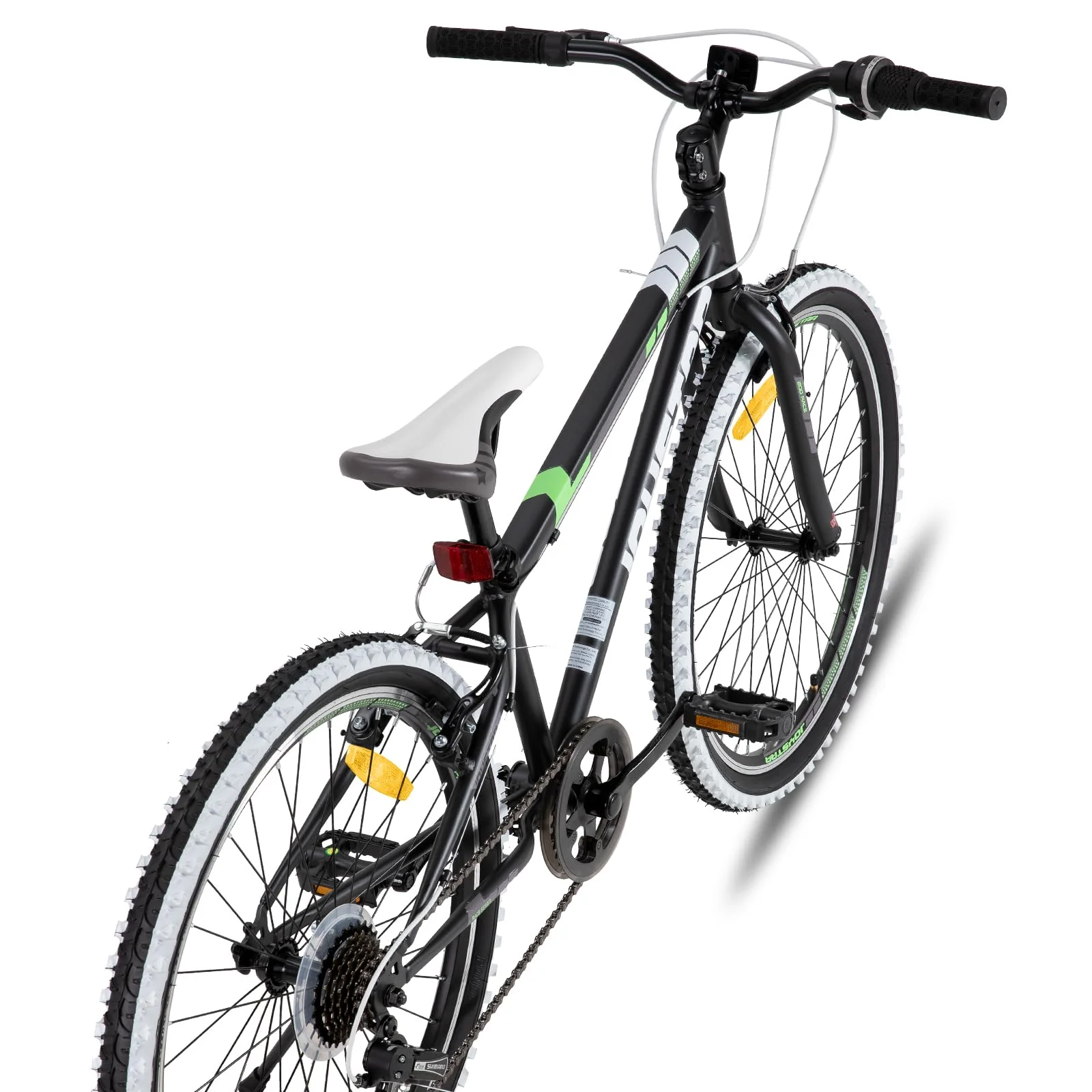 JOYSTAR Lubbock 20 Zoll Kinderfahrrad für Jungen & Mädchen im Alter von 7-11 Jahren Hardtail Mountainbike für Kinder mit 7-Gang, schwarz - Image 2