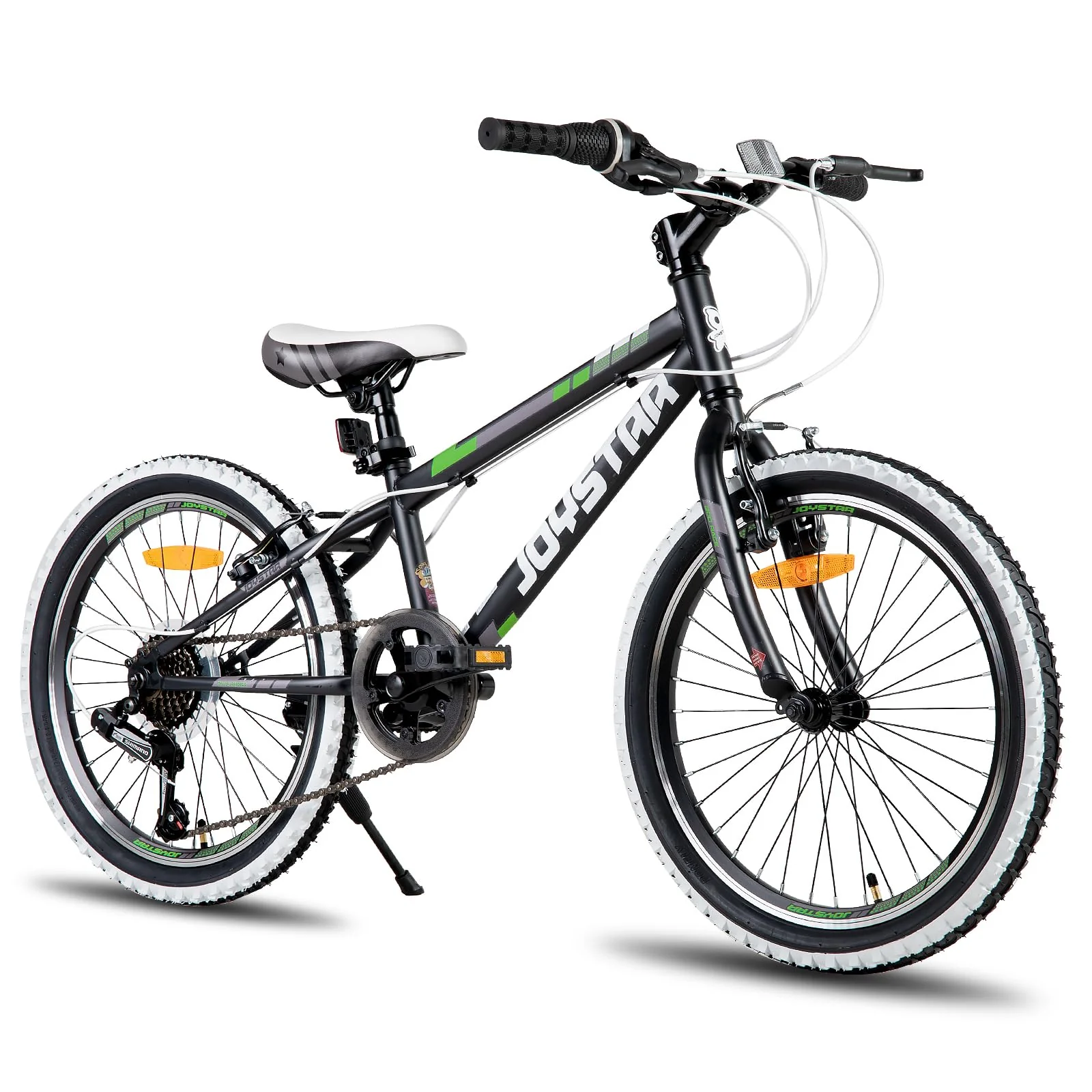 JOYSTAR Lubbock 20 Zoll Kinderfahrrad für Jungen & Mädchen im Alter von 7-11 Jahren Hardtail Mountainbike für Kinder mit 7-Gang, schwarz - Image 8